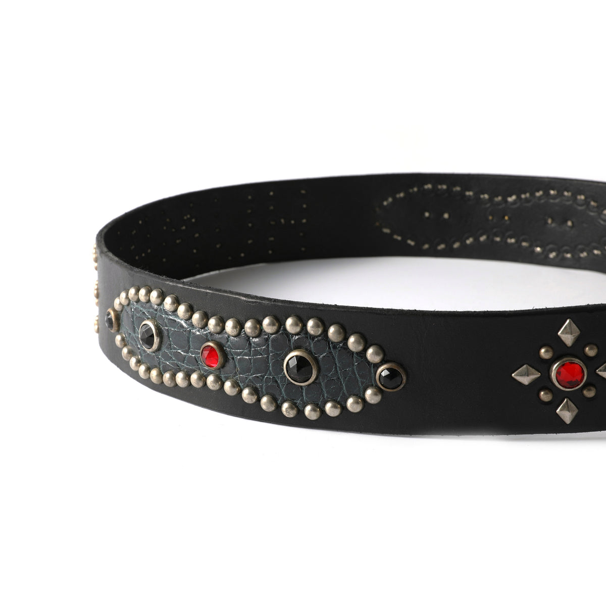 HUMBLE x HTC Gemstone Studded Black Belt – HUMBLE REPRODUCTION