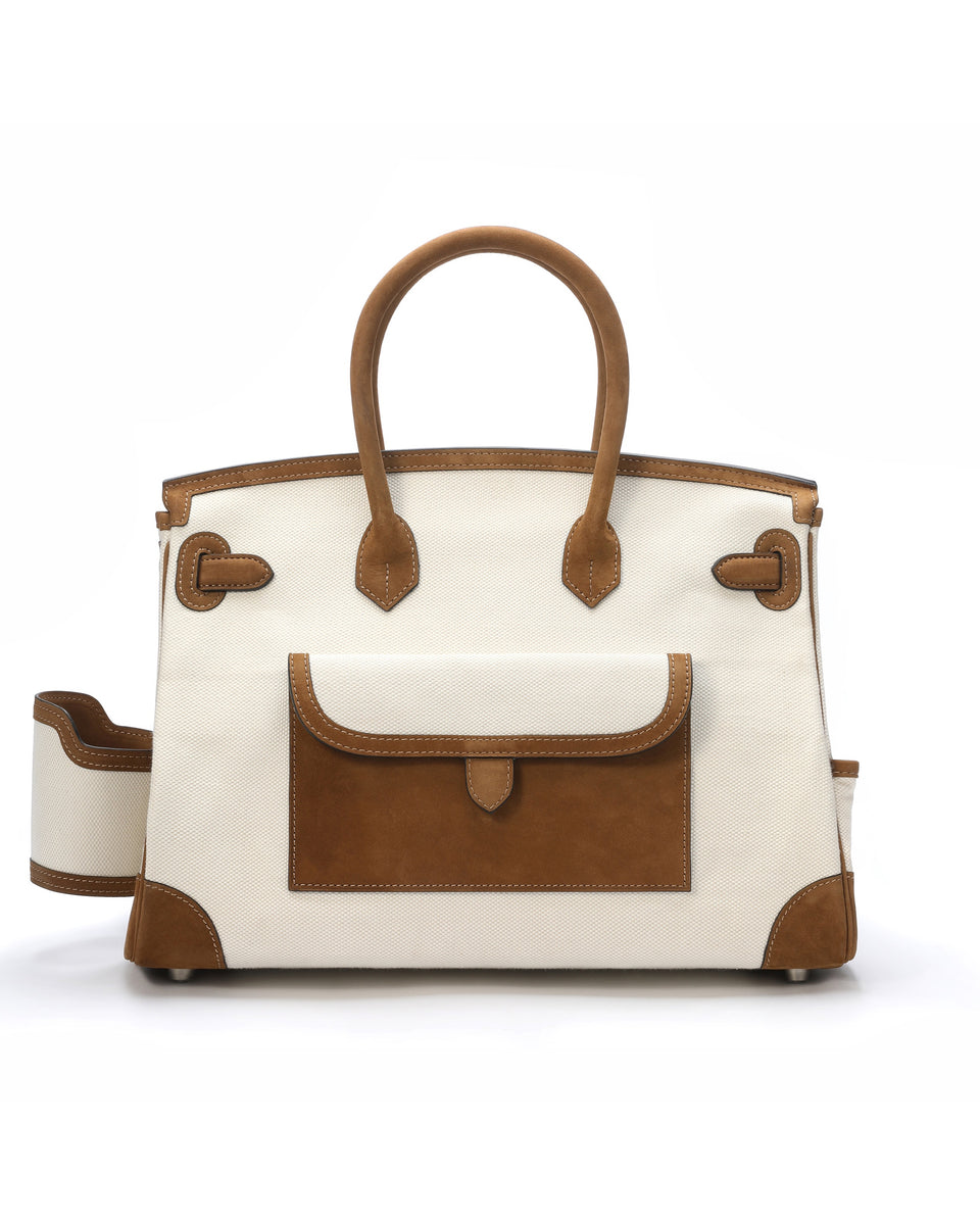 Travel Bag Cargo 35 White/Brown – HUMBLE REPRODUCTION