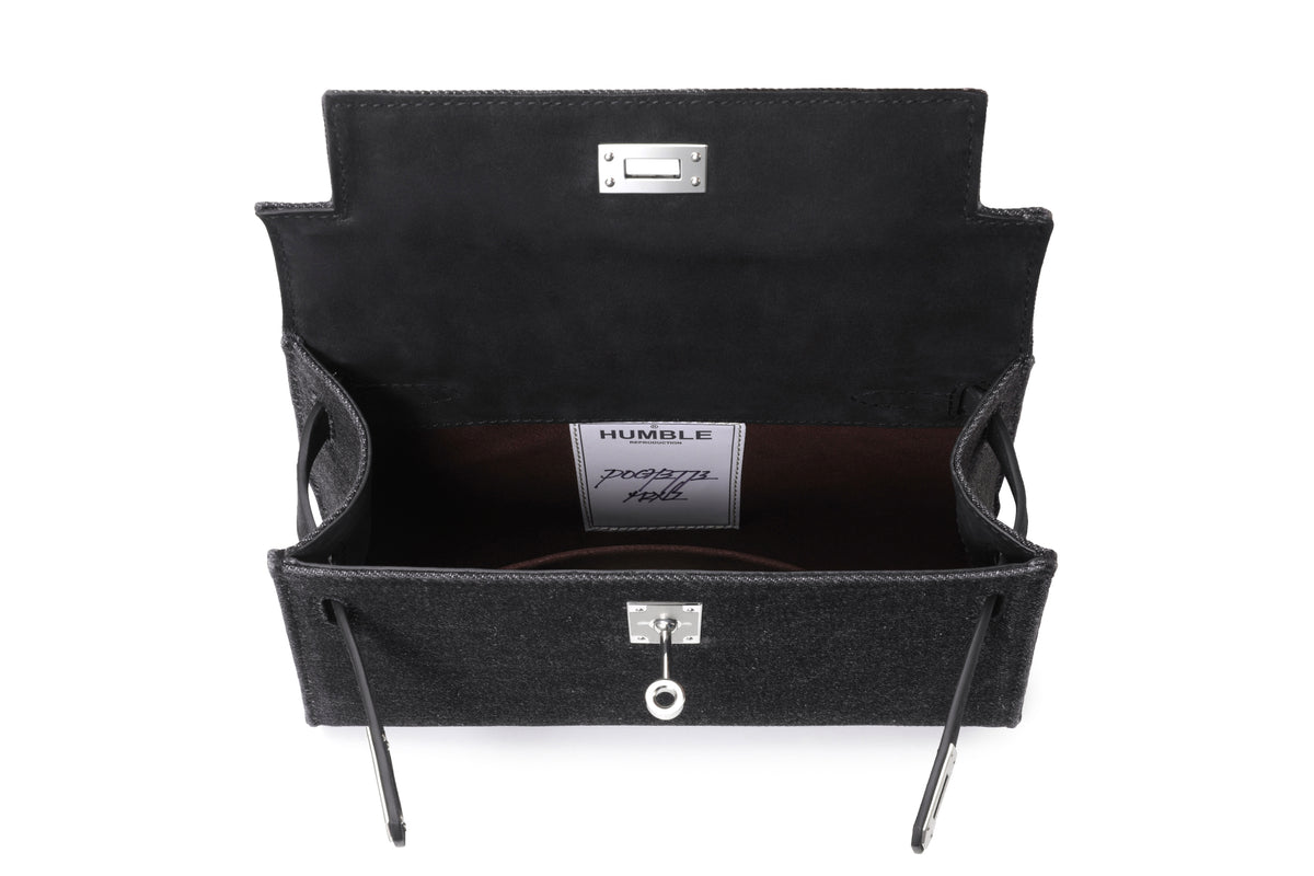 Pochette Mini Denim Black – product image 10