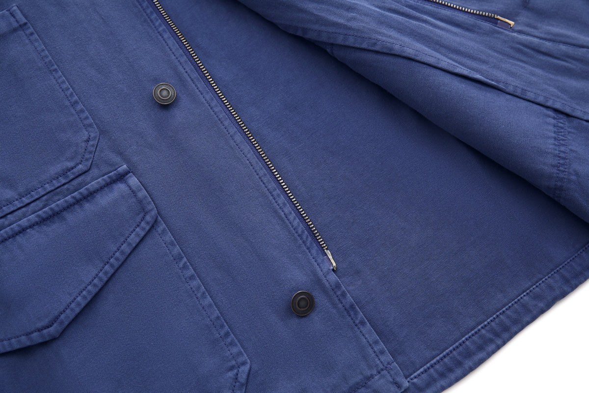 French Workwear Jacket Celtic Blue – product image 10