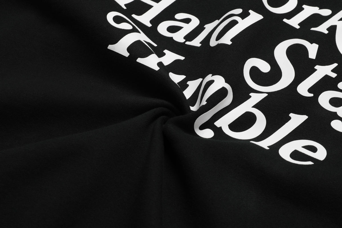 Work Hard Stay Humble Zip-Up Hoodie Black – product image 10