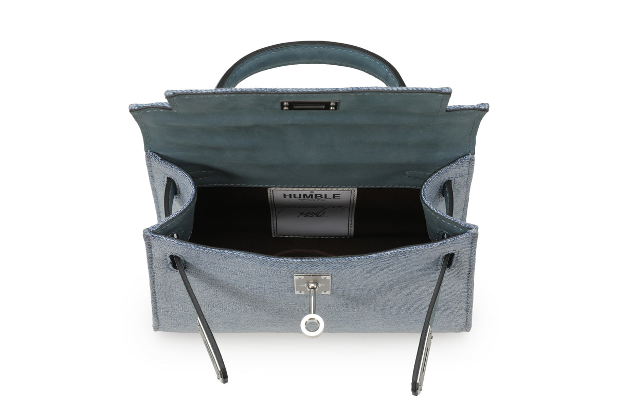 Shoulder Bag Mini Denim Blue – product image 10