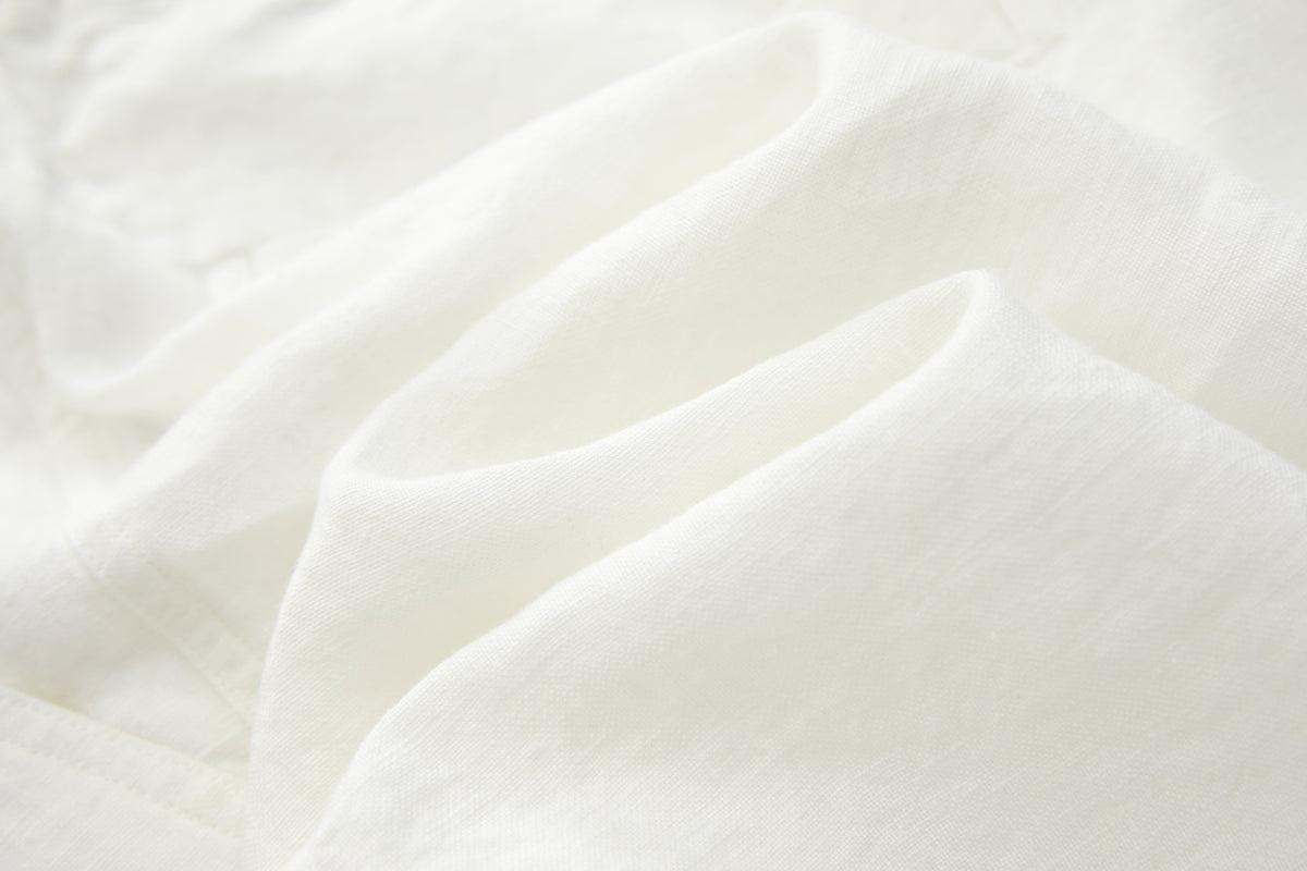 Bermuda Linen Shorts White – product image 11