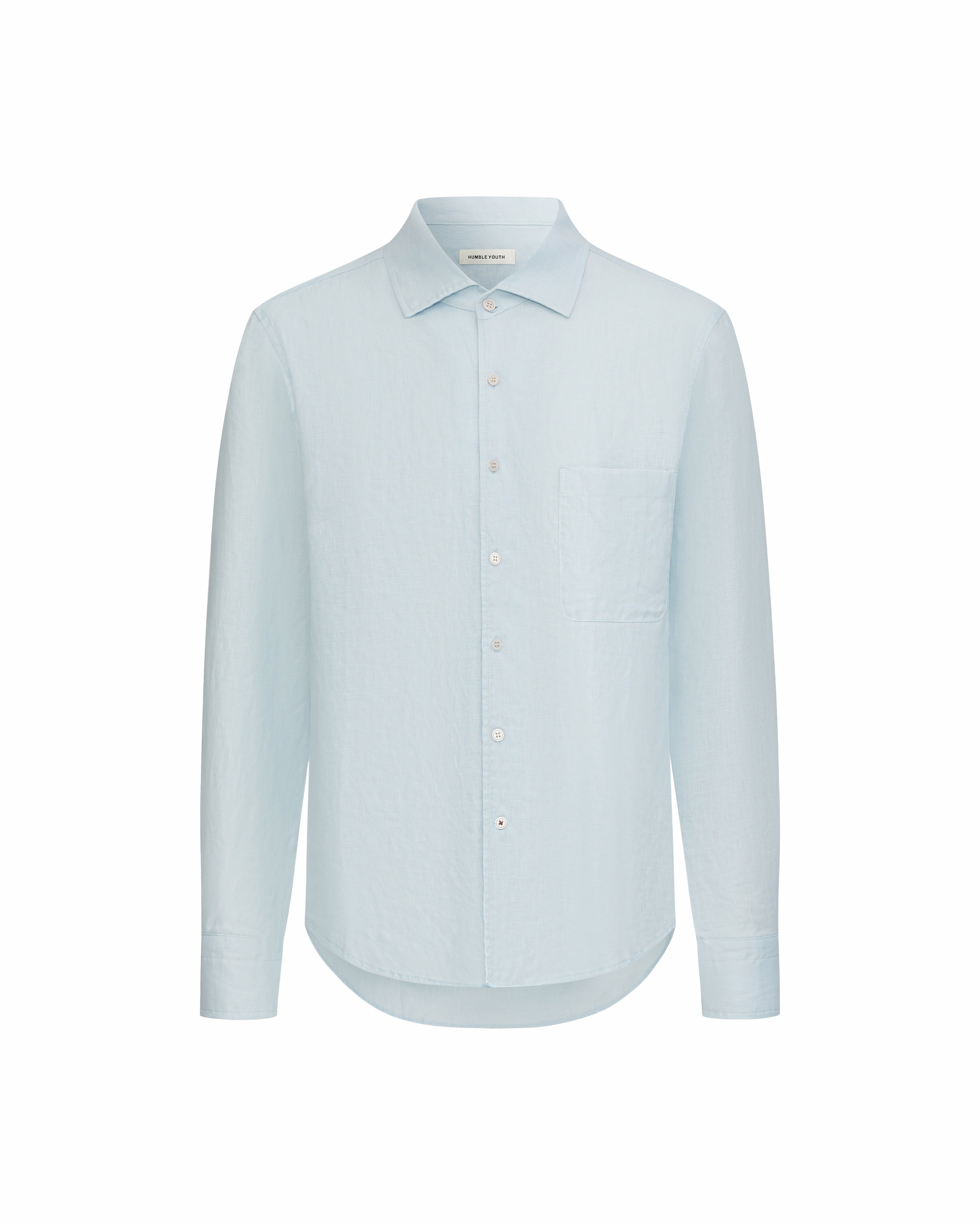 Linen Shirt Light Blue
