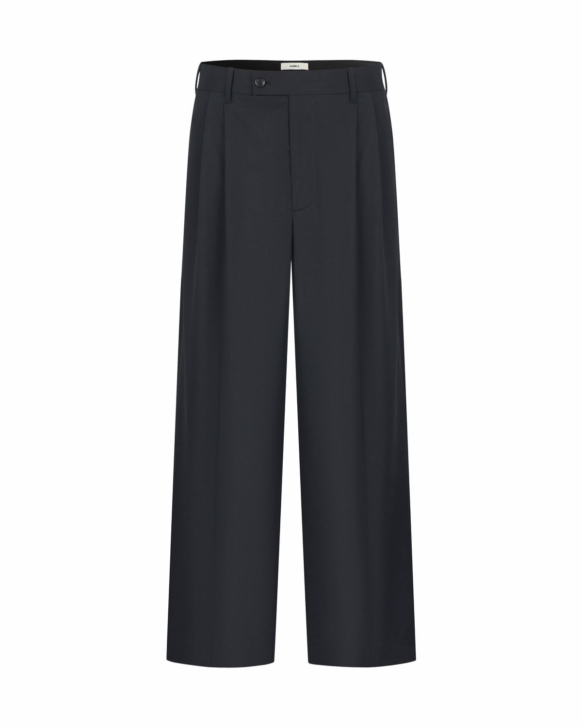 Two-Tuck Trousers Black
