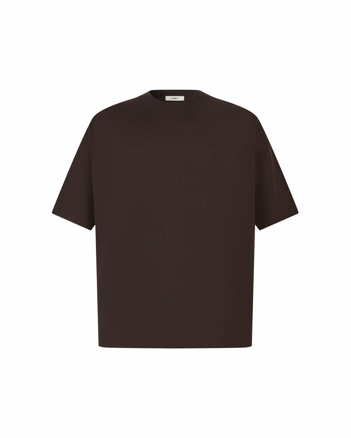 Wool T-Shirt Brown (Central Seam)