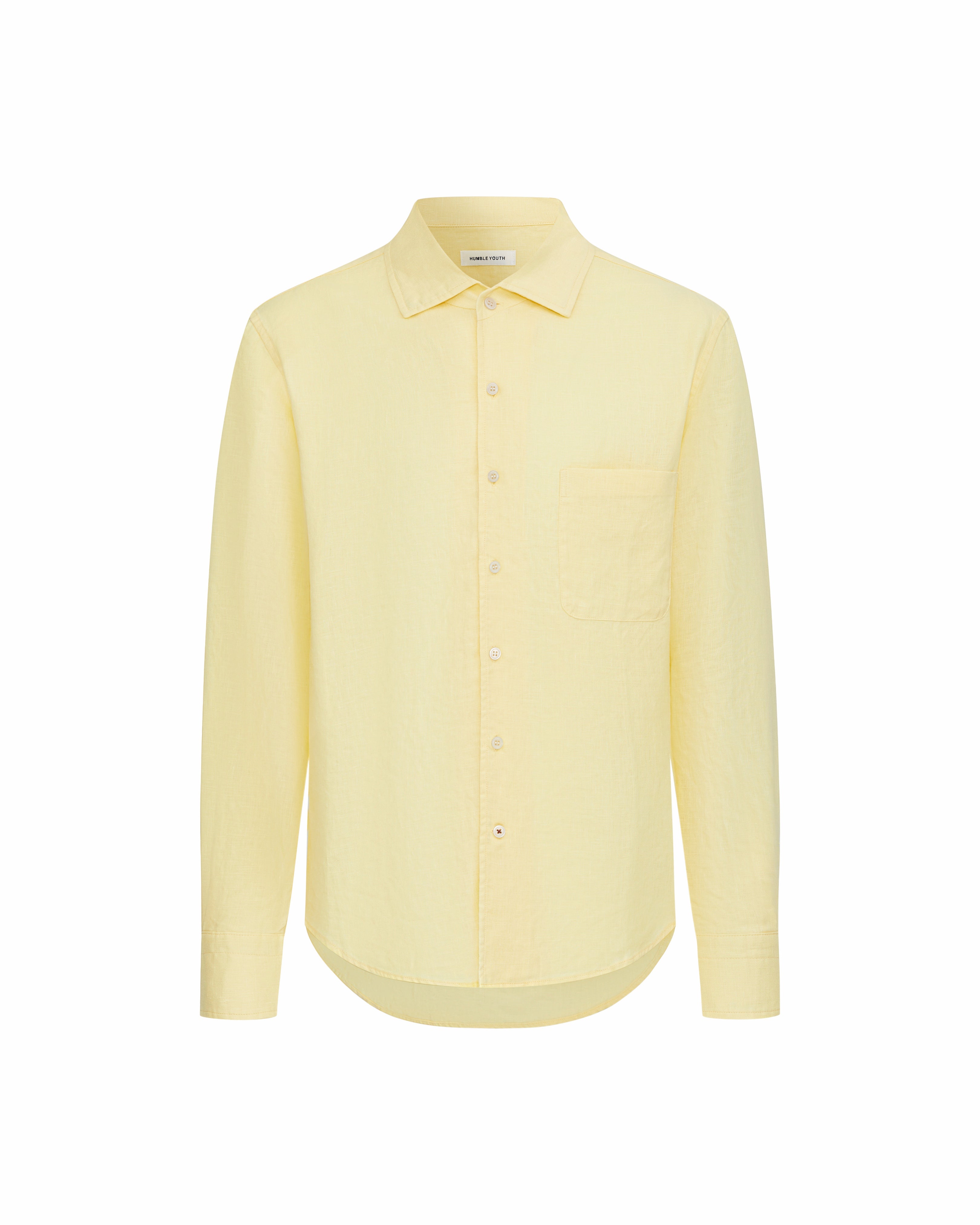 Linen Shirt Yellow