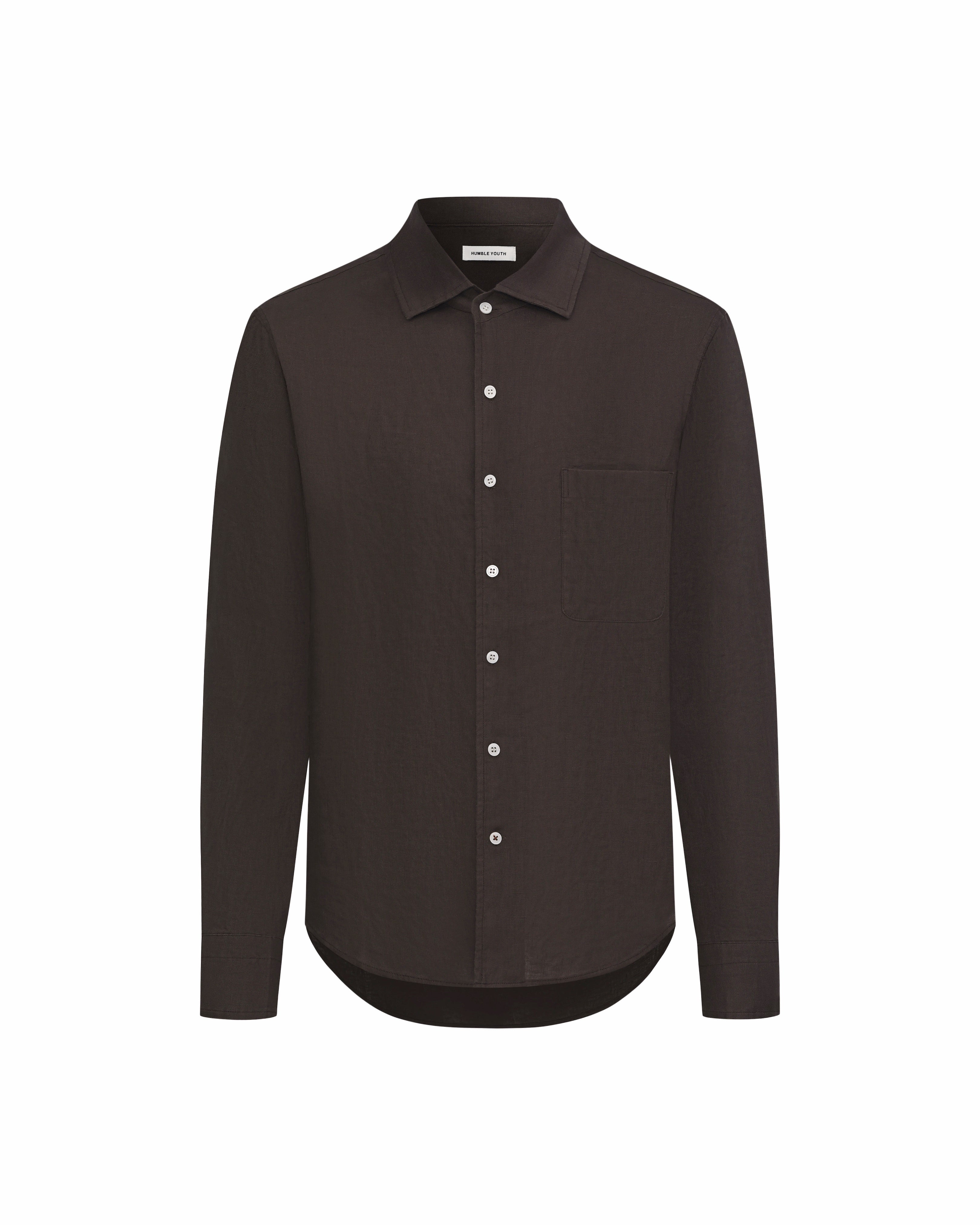 Linen Shirt Brown