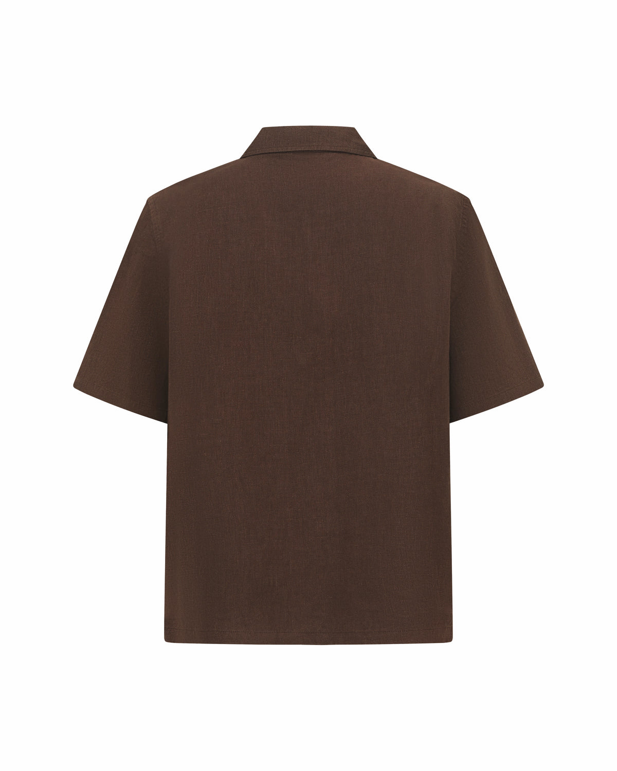 Boxy Short-Sleeve Shirt Brown – product image 2