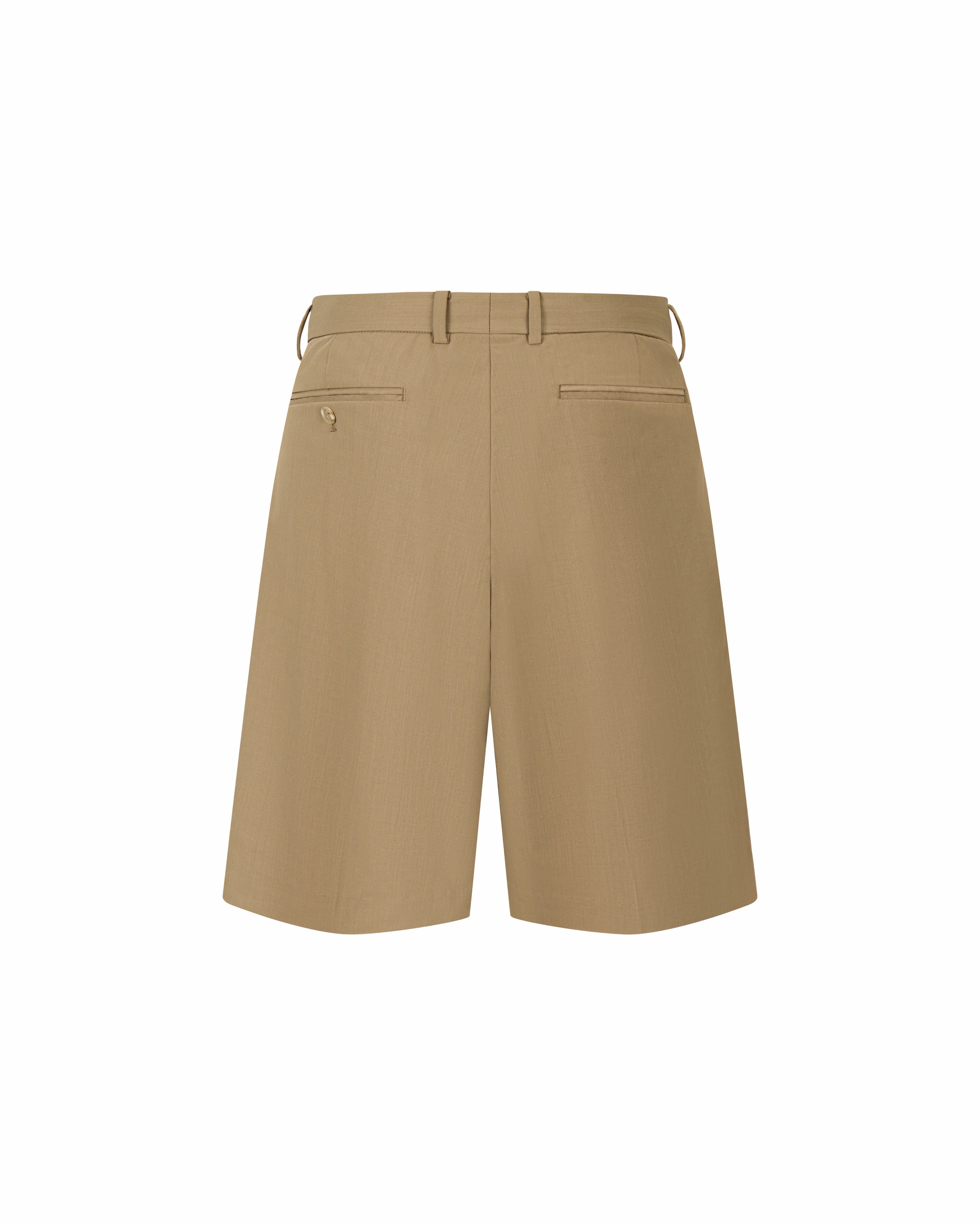 Two-Tuck Shorts Khaki
