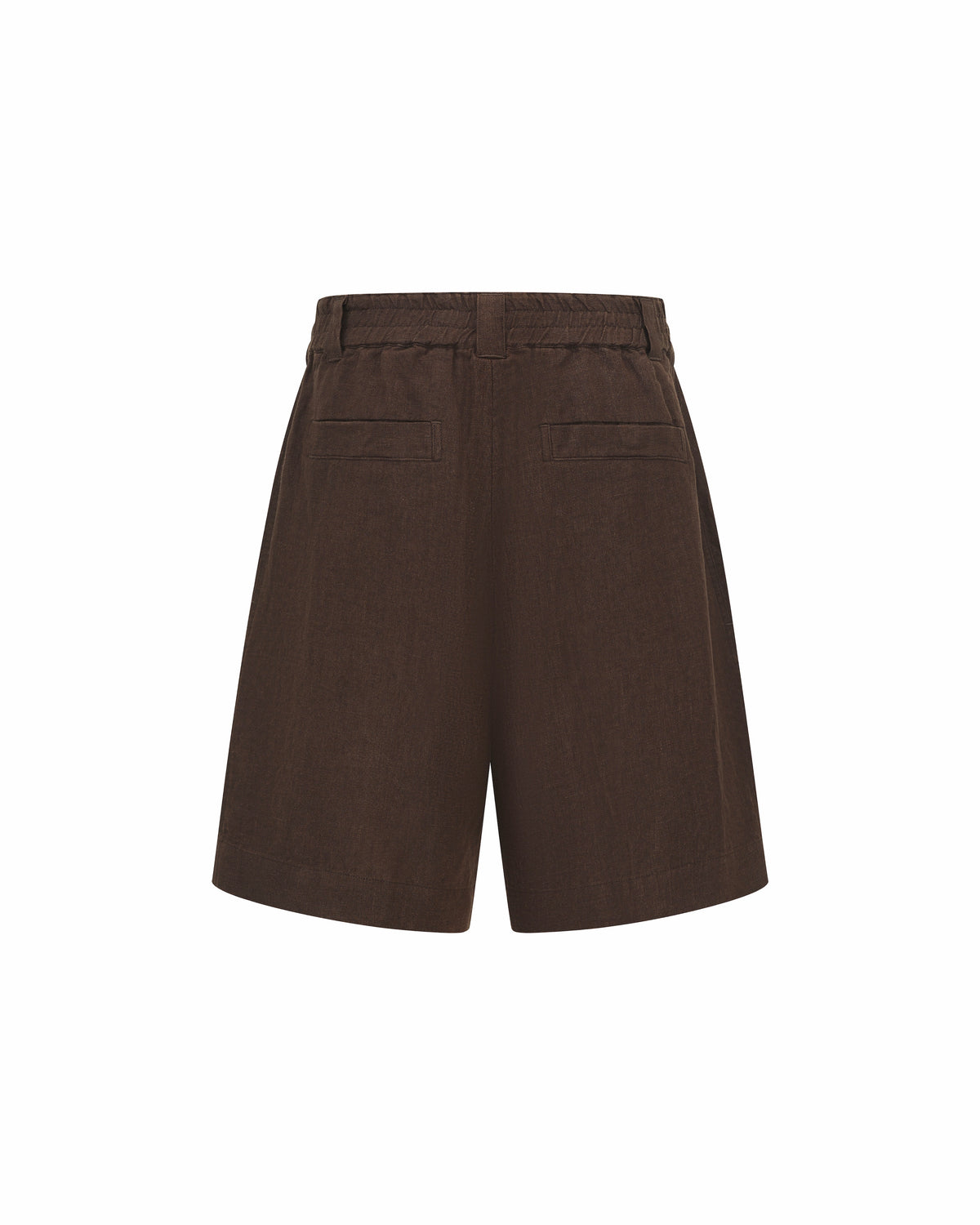Bermuda Linen Shorts Brown – product image 2