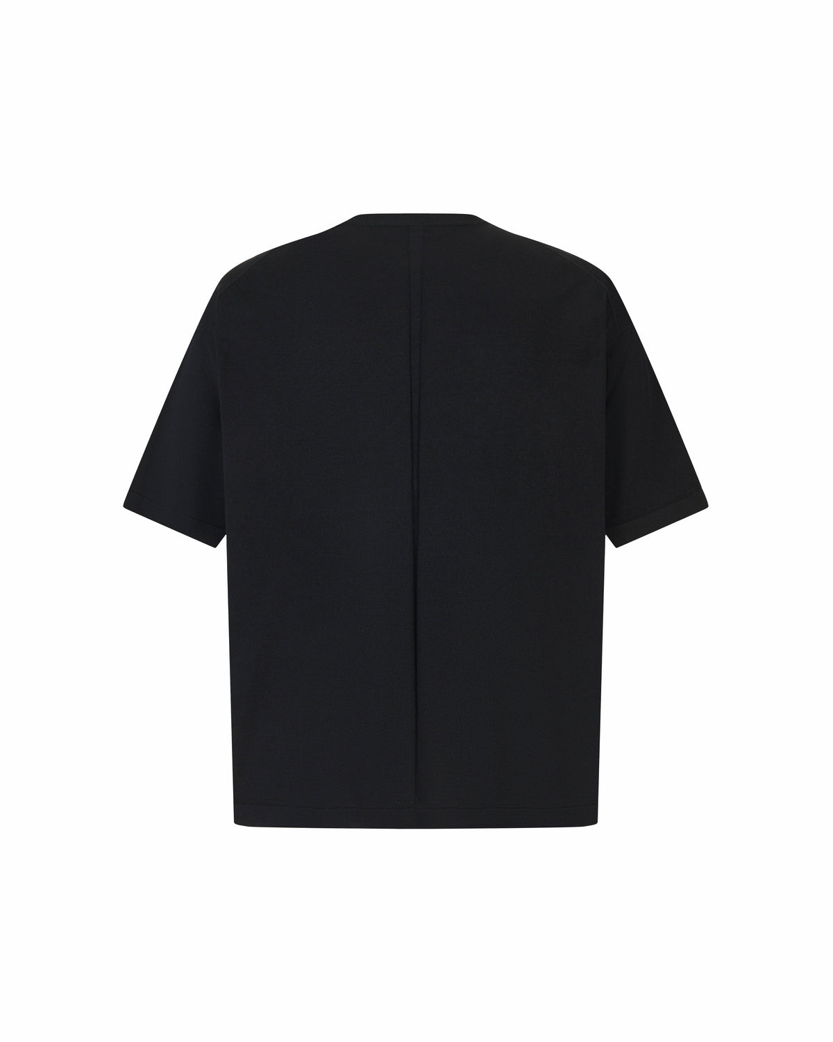 Wool T-Shirt Black (Central Seam) – product image 2