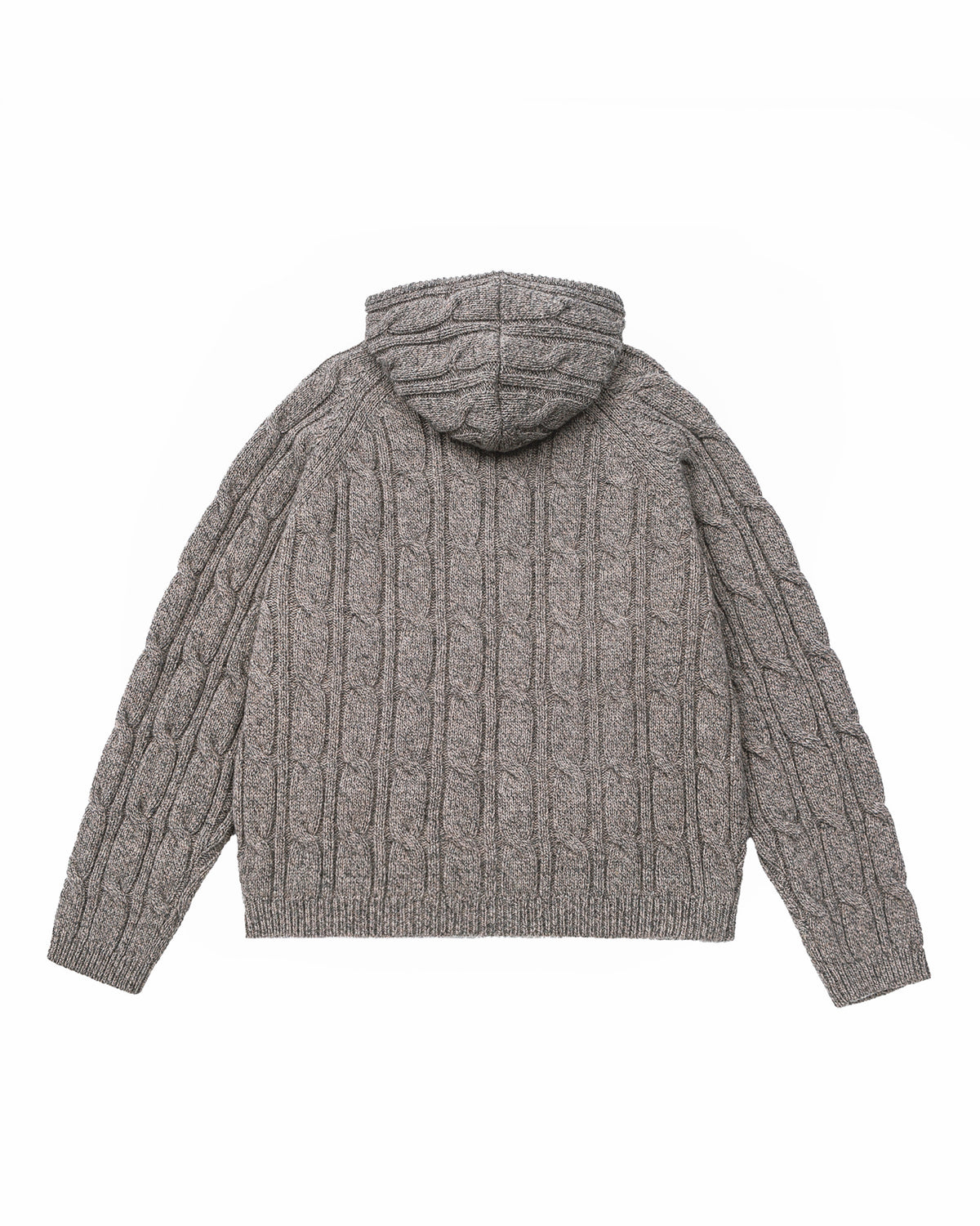 Cable-Knit Zip-Up Hoodie – product image 2