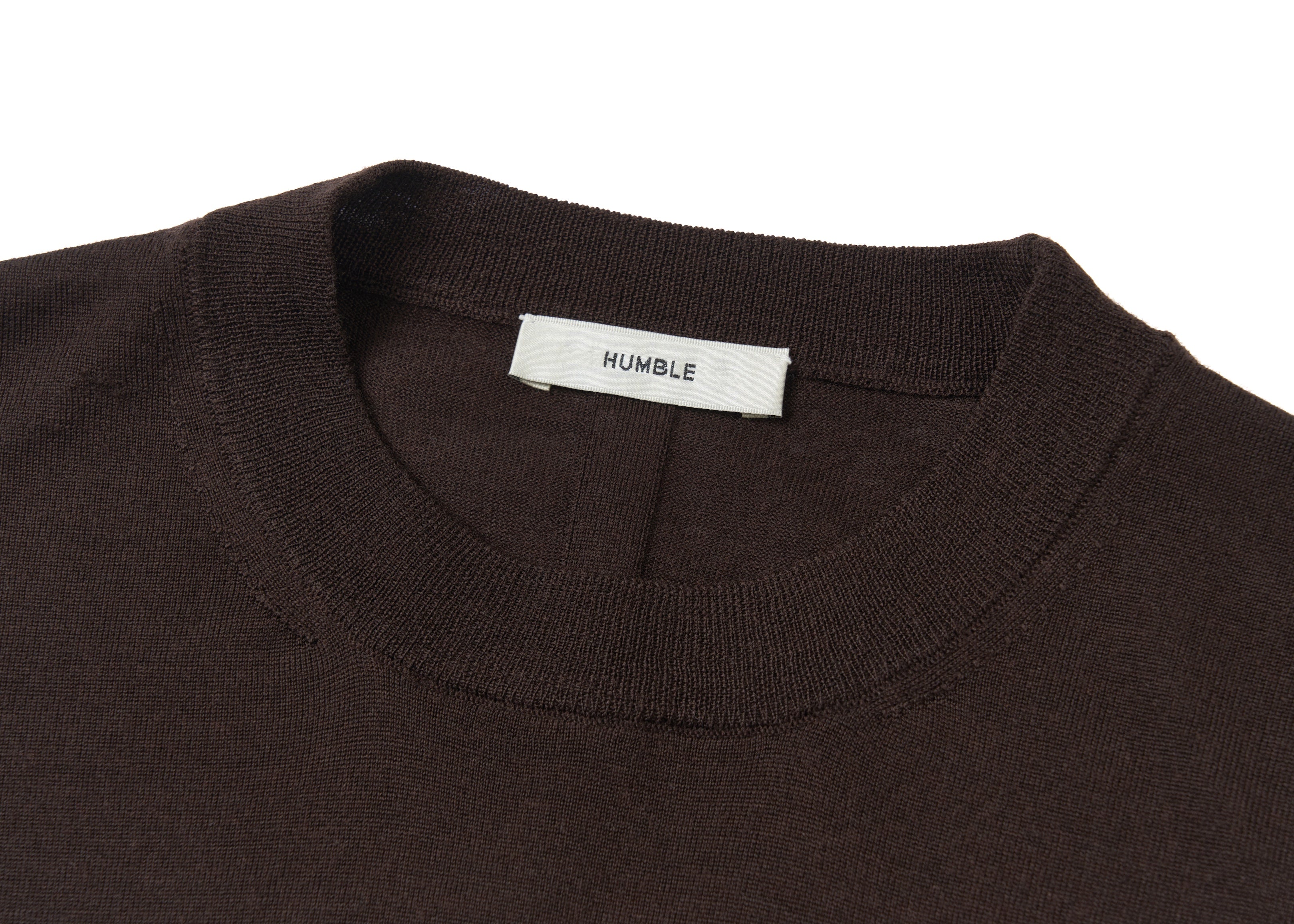 Wool T-Shirt Brown