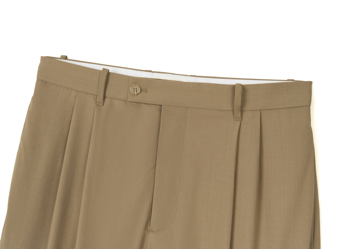 Two-Tuck Trousers Khaki – product image 3