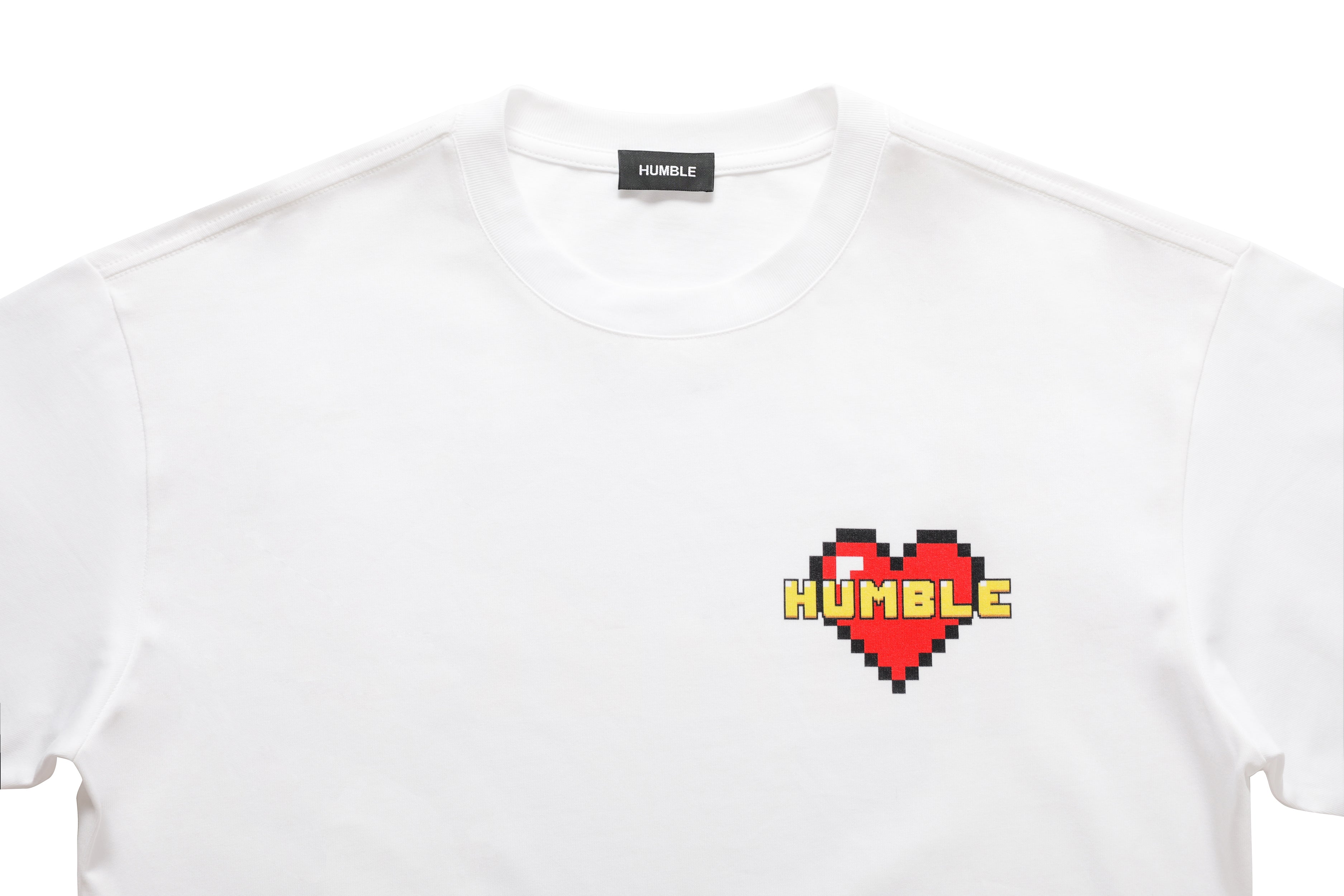 Pixel Love Earth Tee White