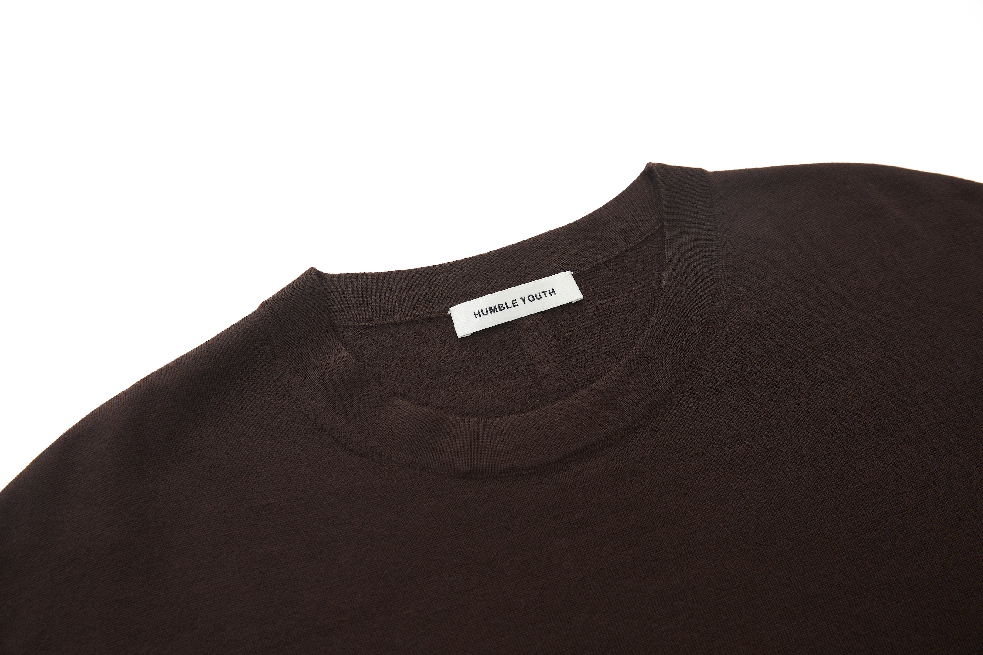 Wool T-Shirt Brown