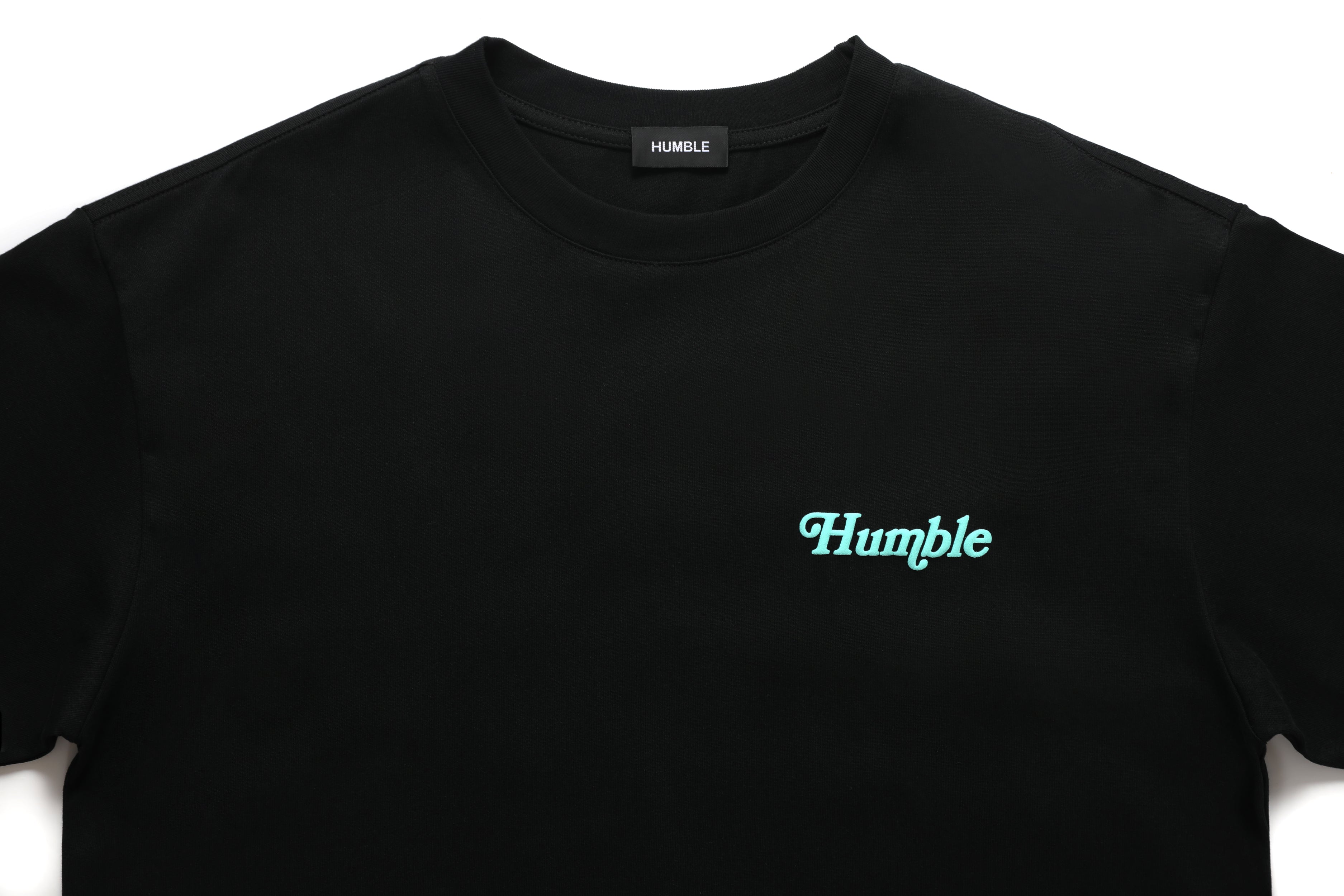 Work Hard Stay Humble Tee Black/Blue