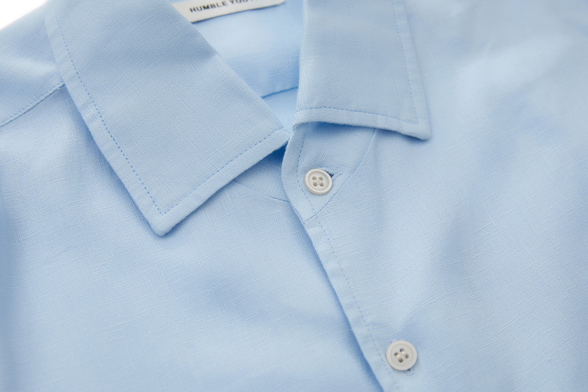 Linen Shirt Blue – product image 3