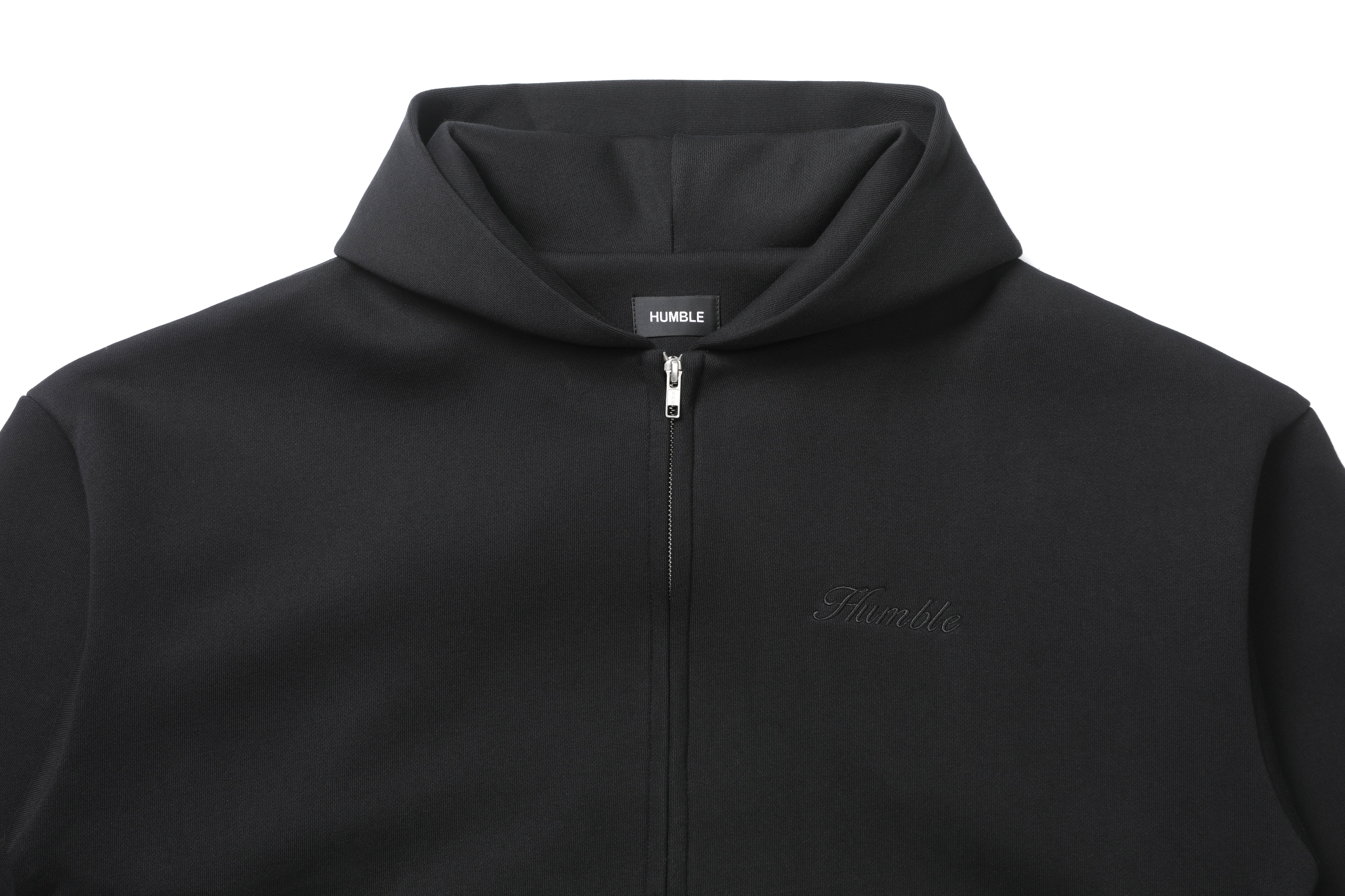 Zip-Up Hoodie Black