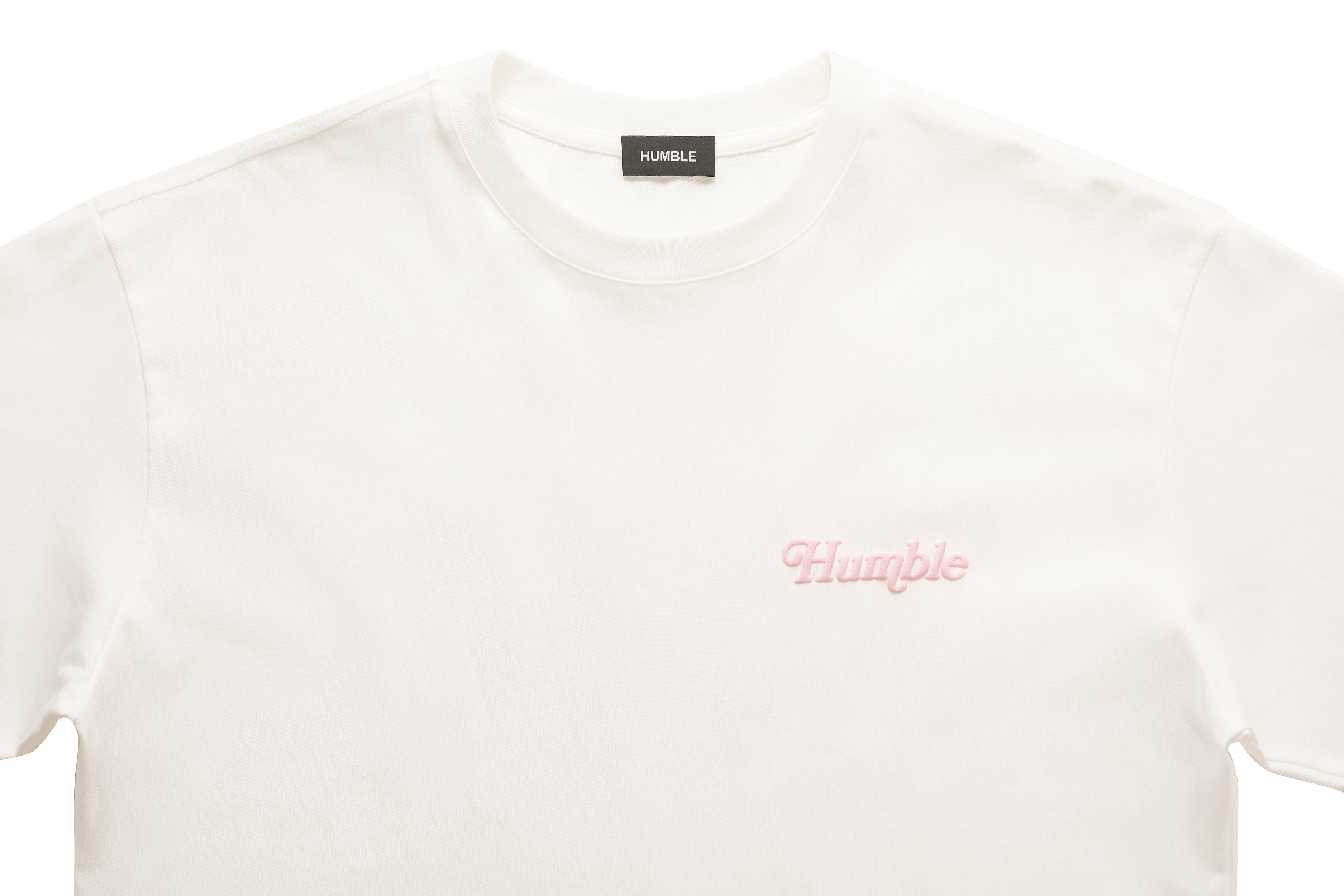 Work Hard Stay Humble Tee Beige/Pink