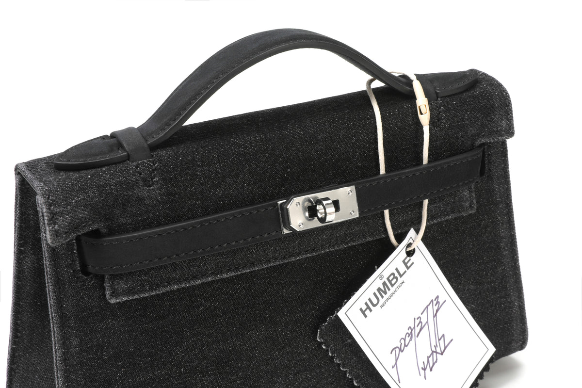 Pochette Mini Denim Black – product image 6