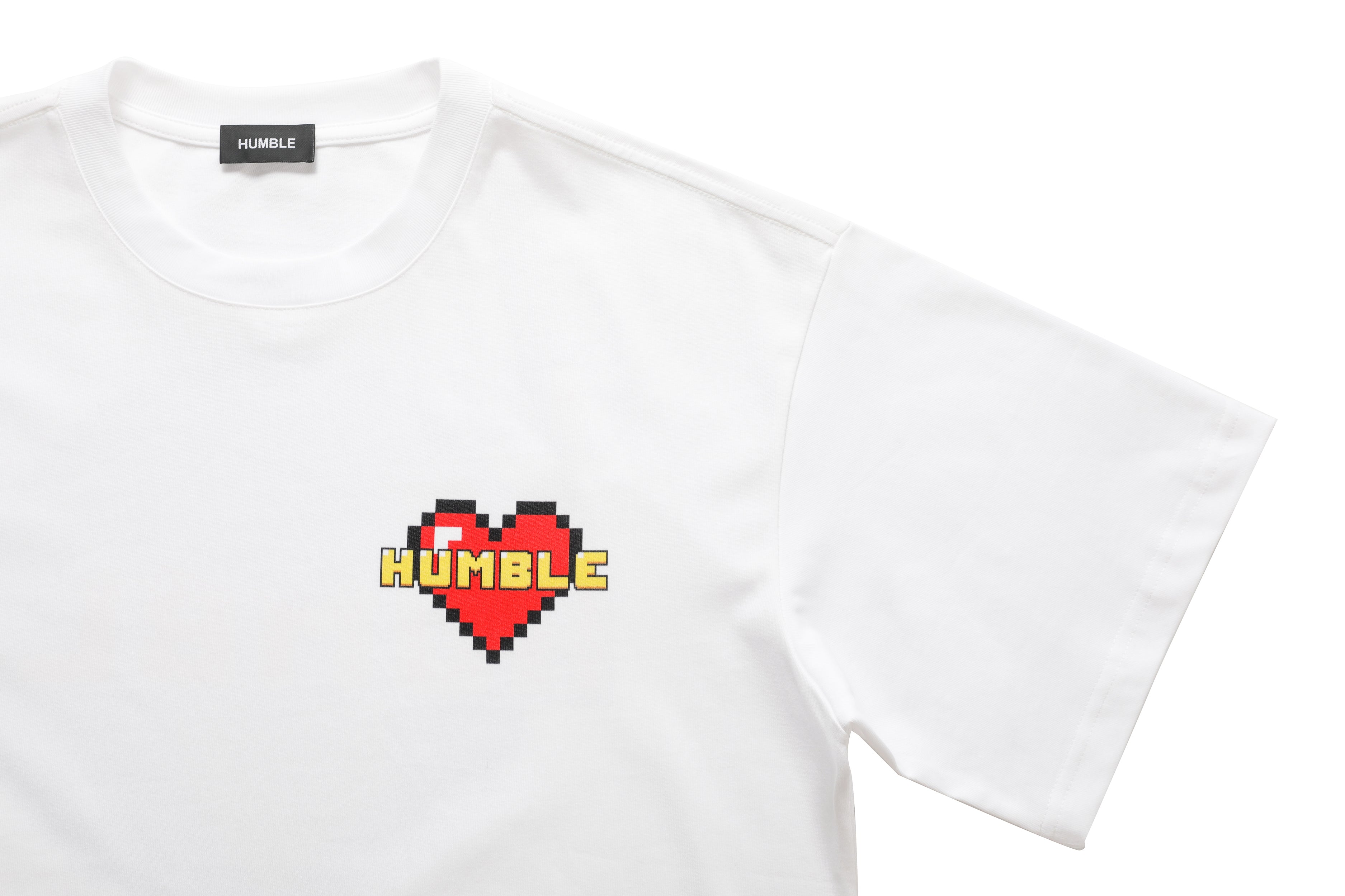 Pixel Love Earth Tee White