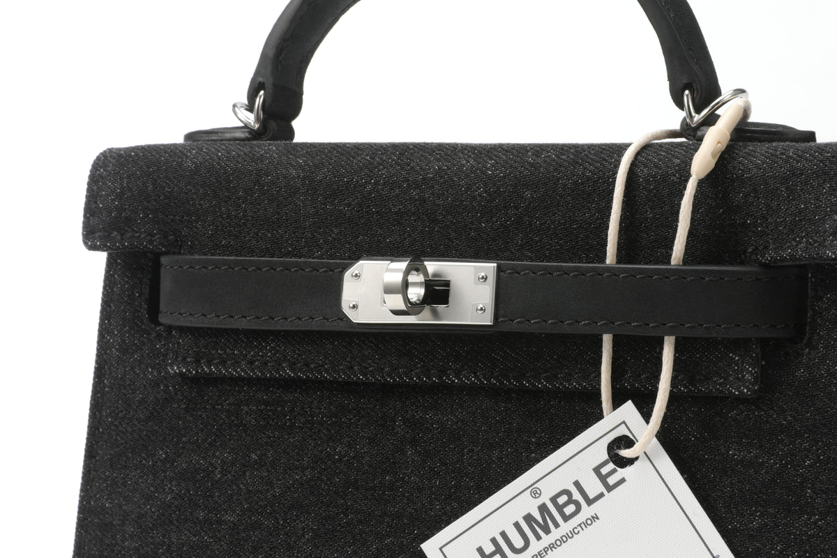 Shoulder Bag Mini Denim Black – product image 5