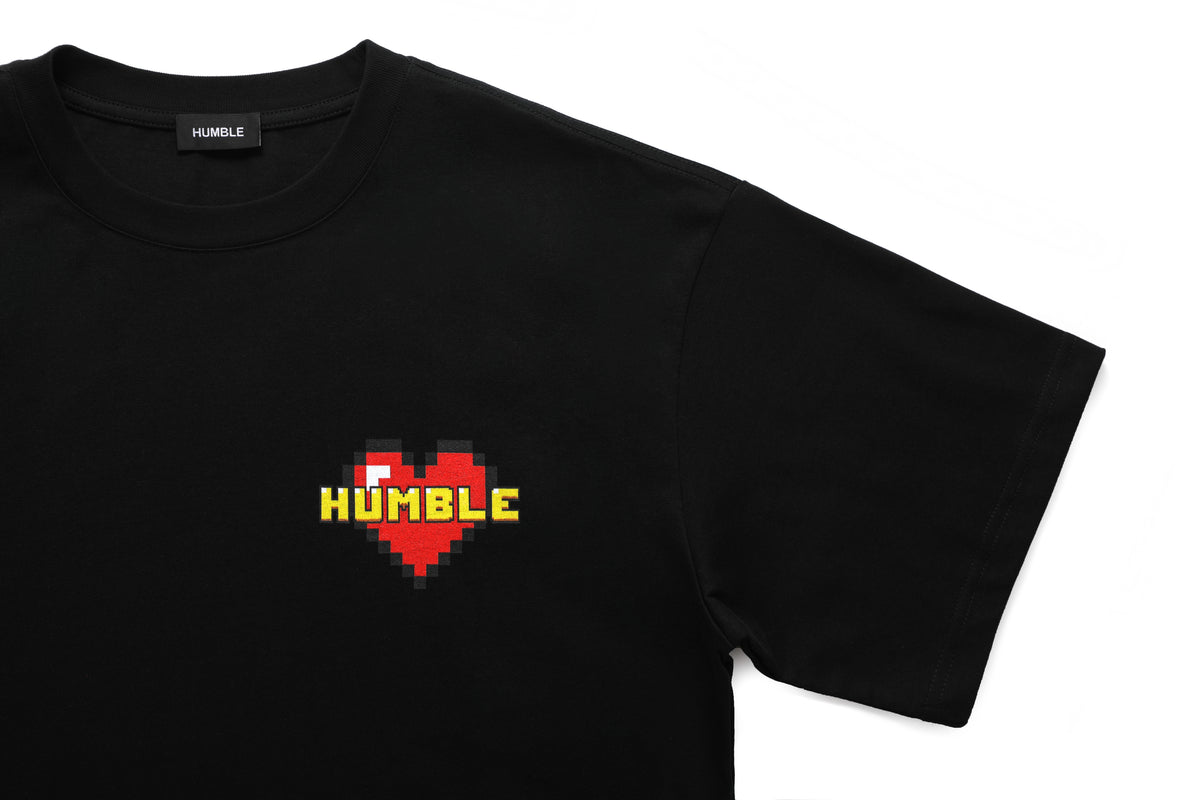 Pixel Love Earth Tee Black – product image 4