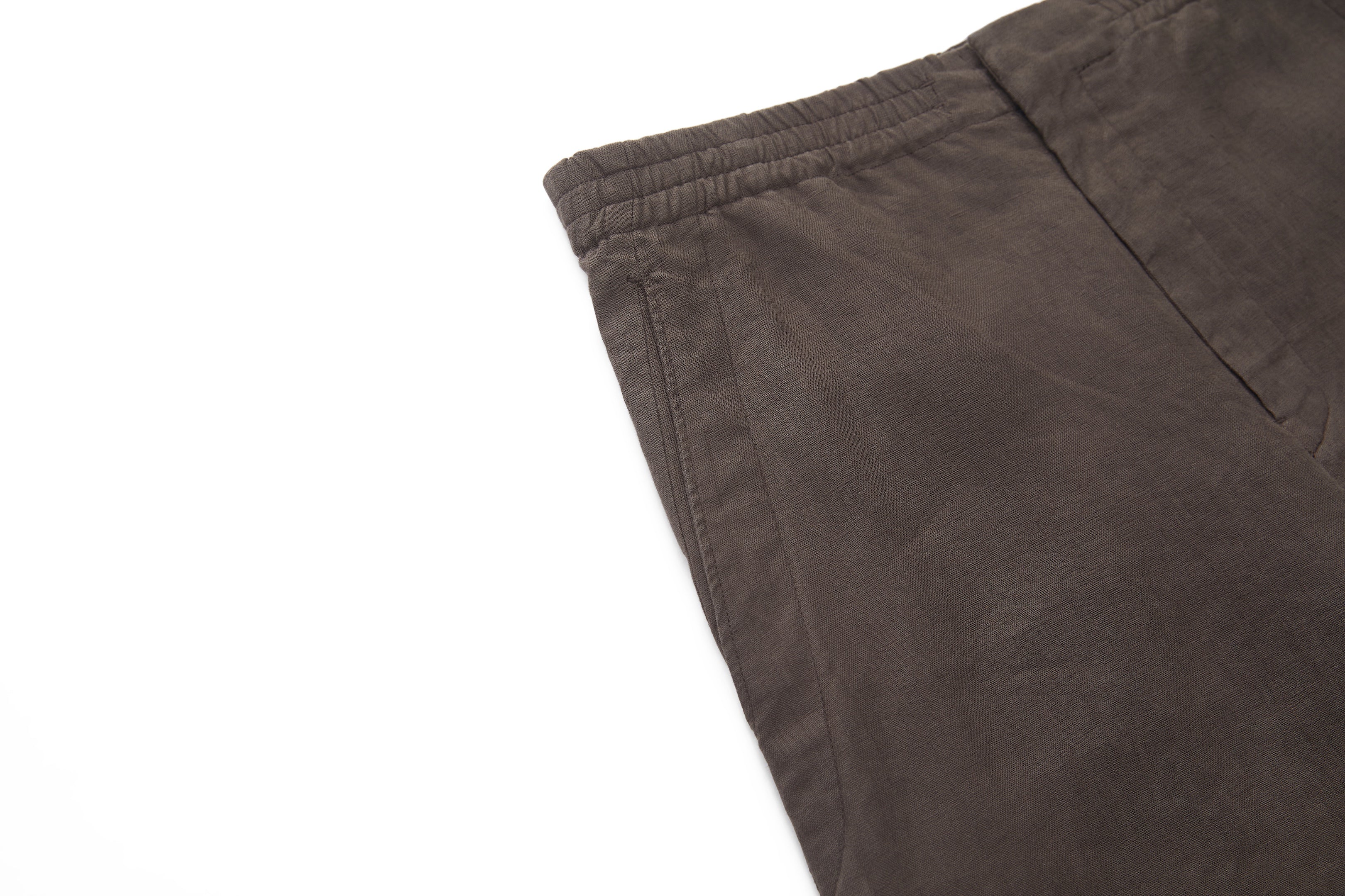 Linen Shorts Brown