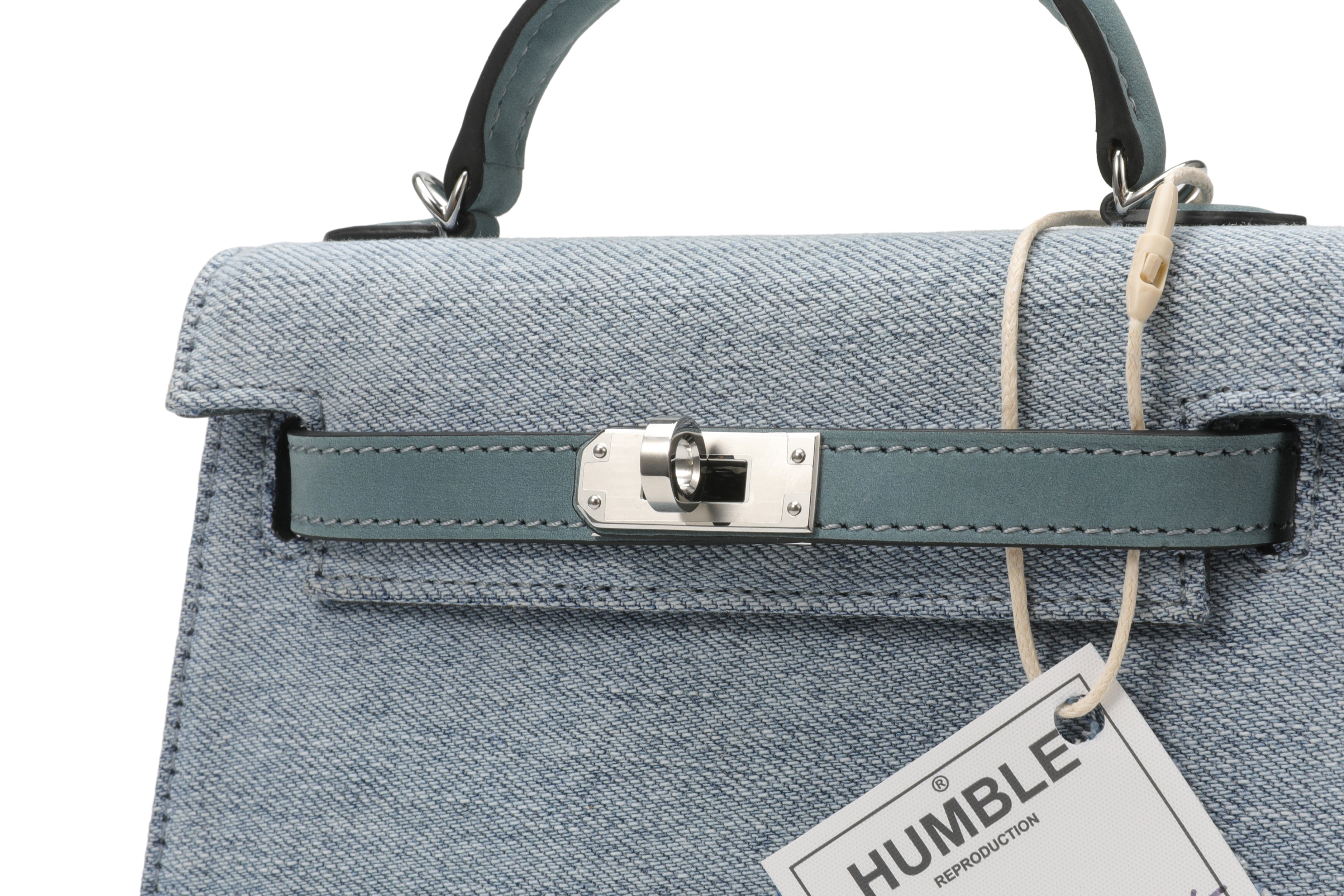 Shoulder Bag Mini Denim Blue