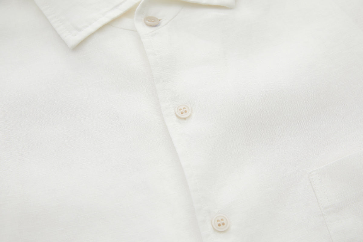 Linen Shirt White – product image 4