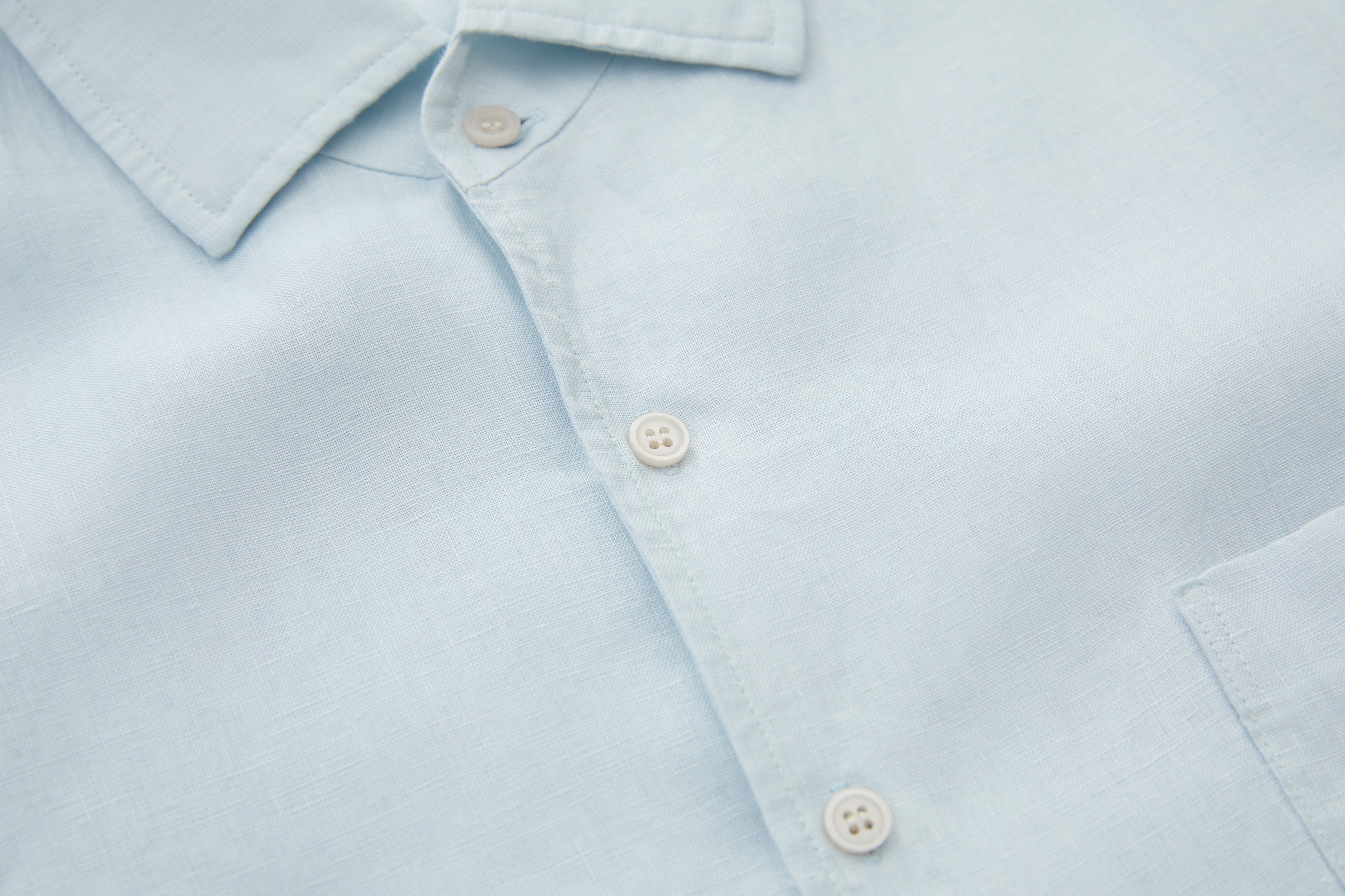 Linen Shirt Light Blue