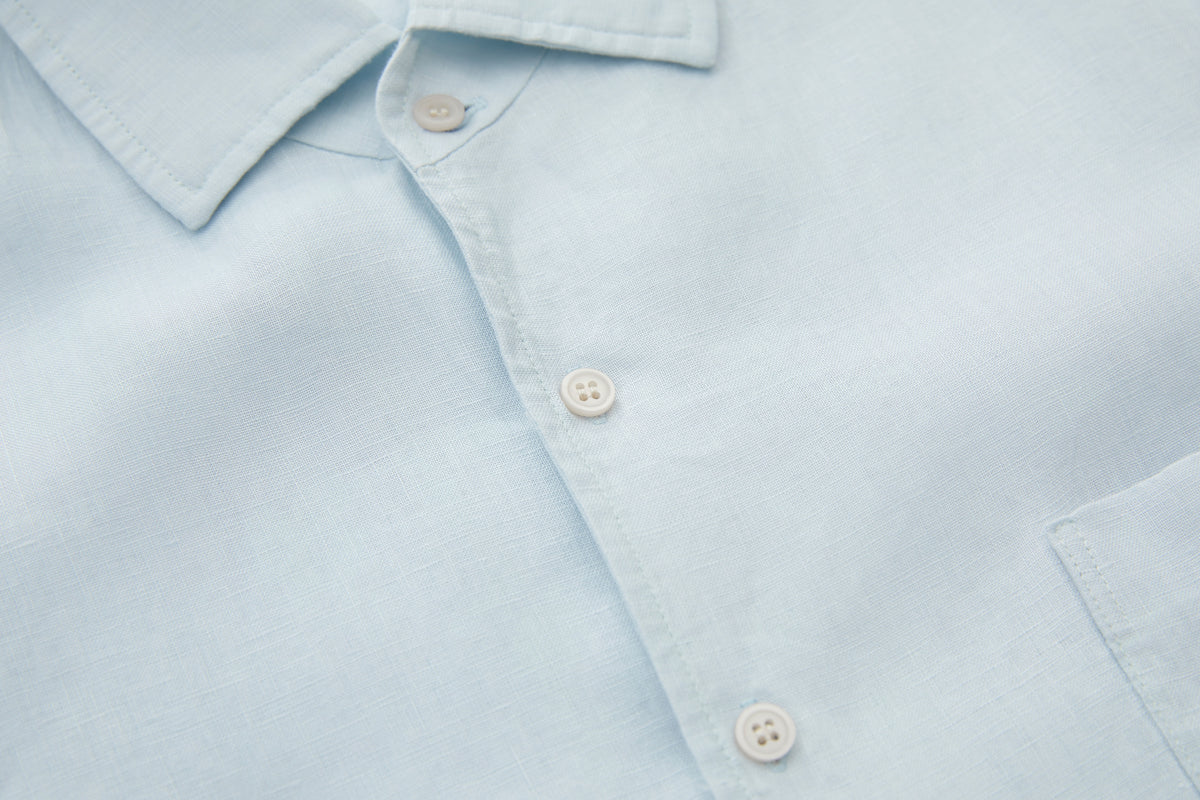 Linen Shirt Light Blue – product image 4