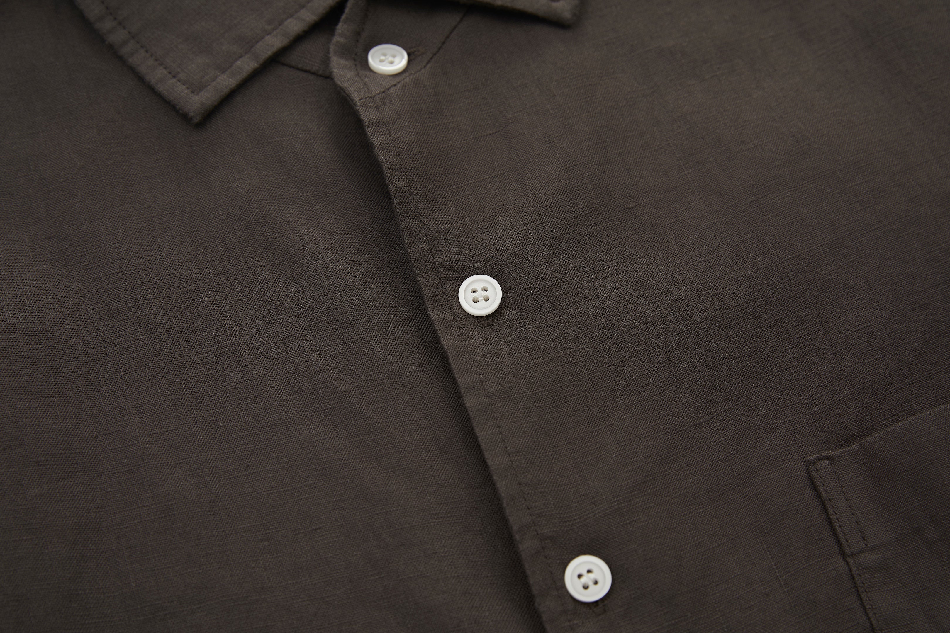 Linen Shirt Brown