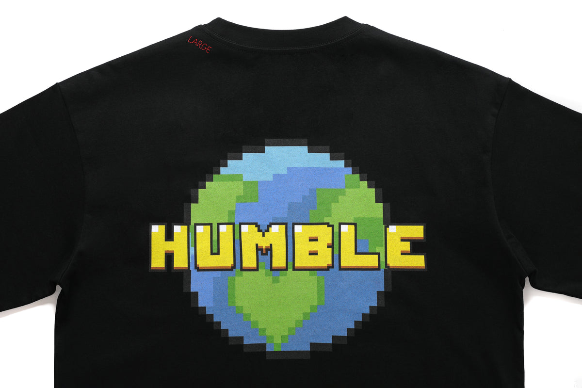 Pixel Love Earth Tee Black – product image 5