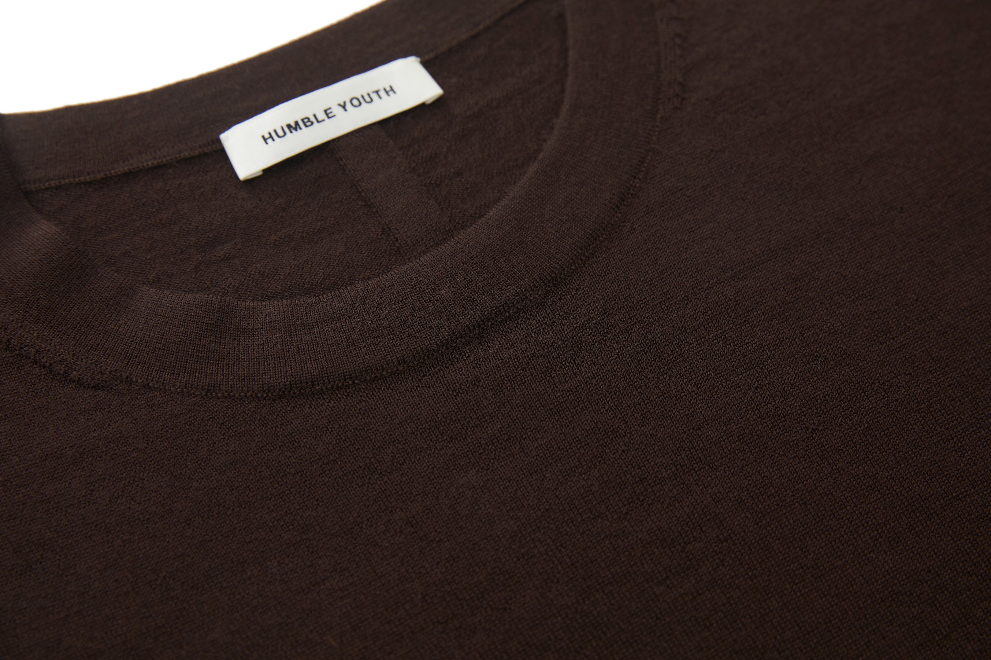 Wool T-Shirt Brown