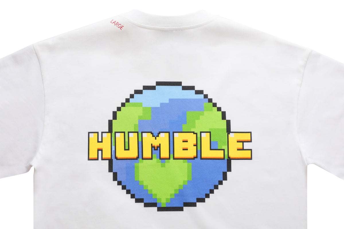 Pixel Love Earth Tee White – product image 5