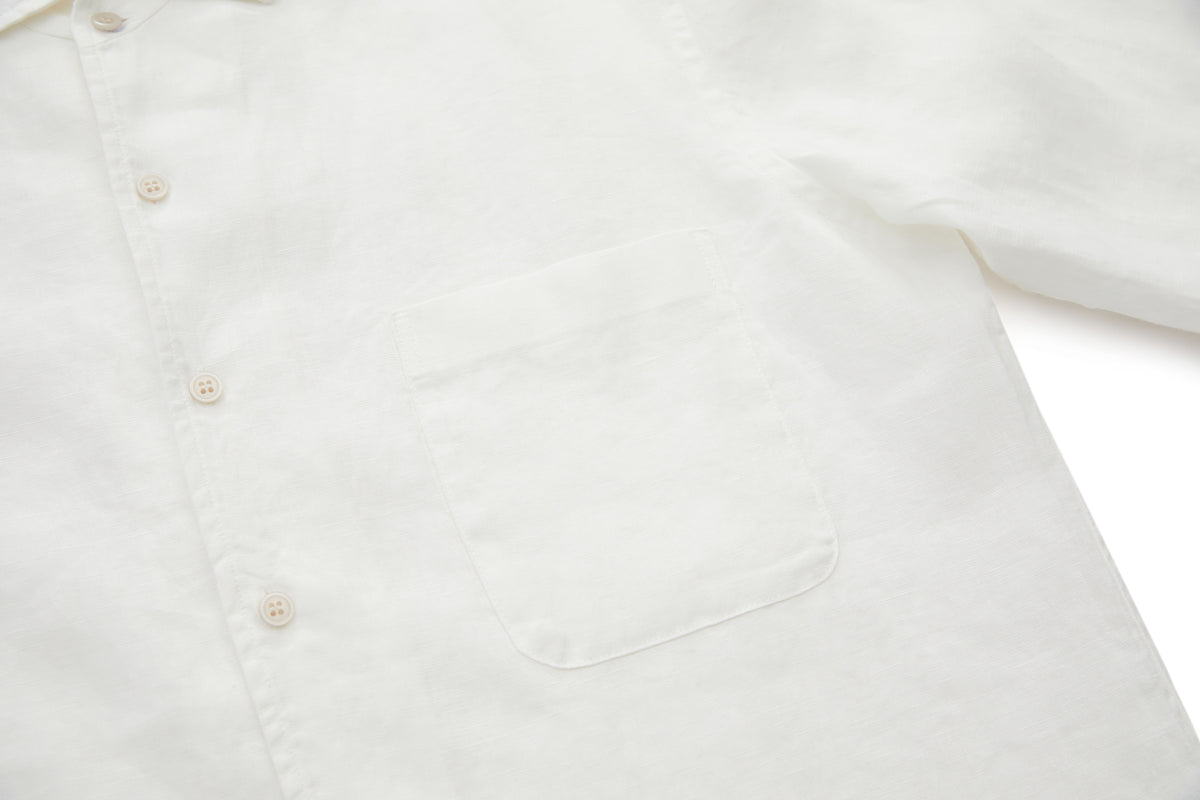 Linen Shirt White – product image 5