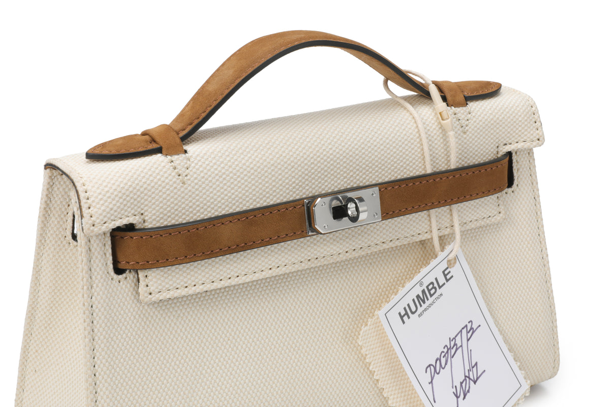 Pochette Mini White/Brown – product image 6