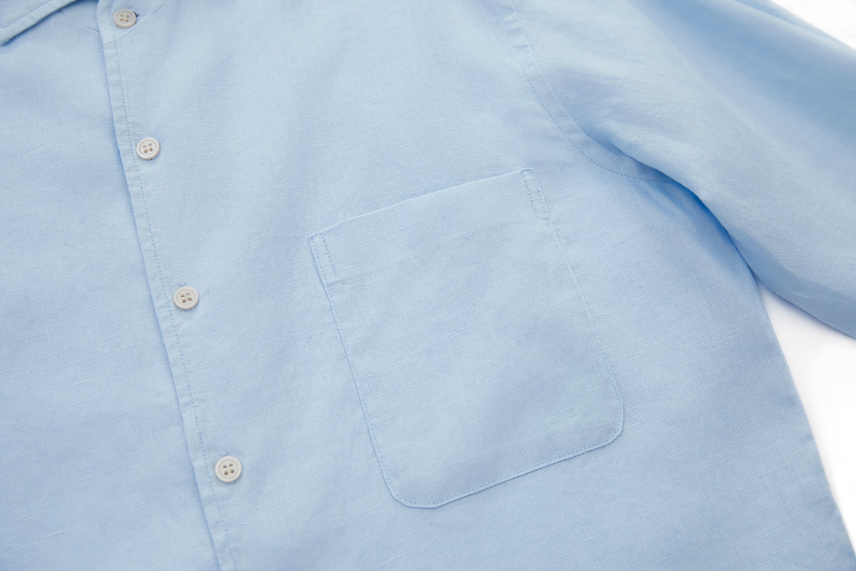 Linen Shirt Blue – product image 5