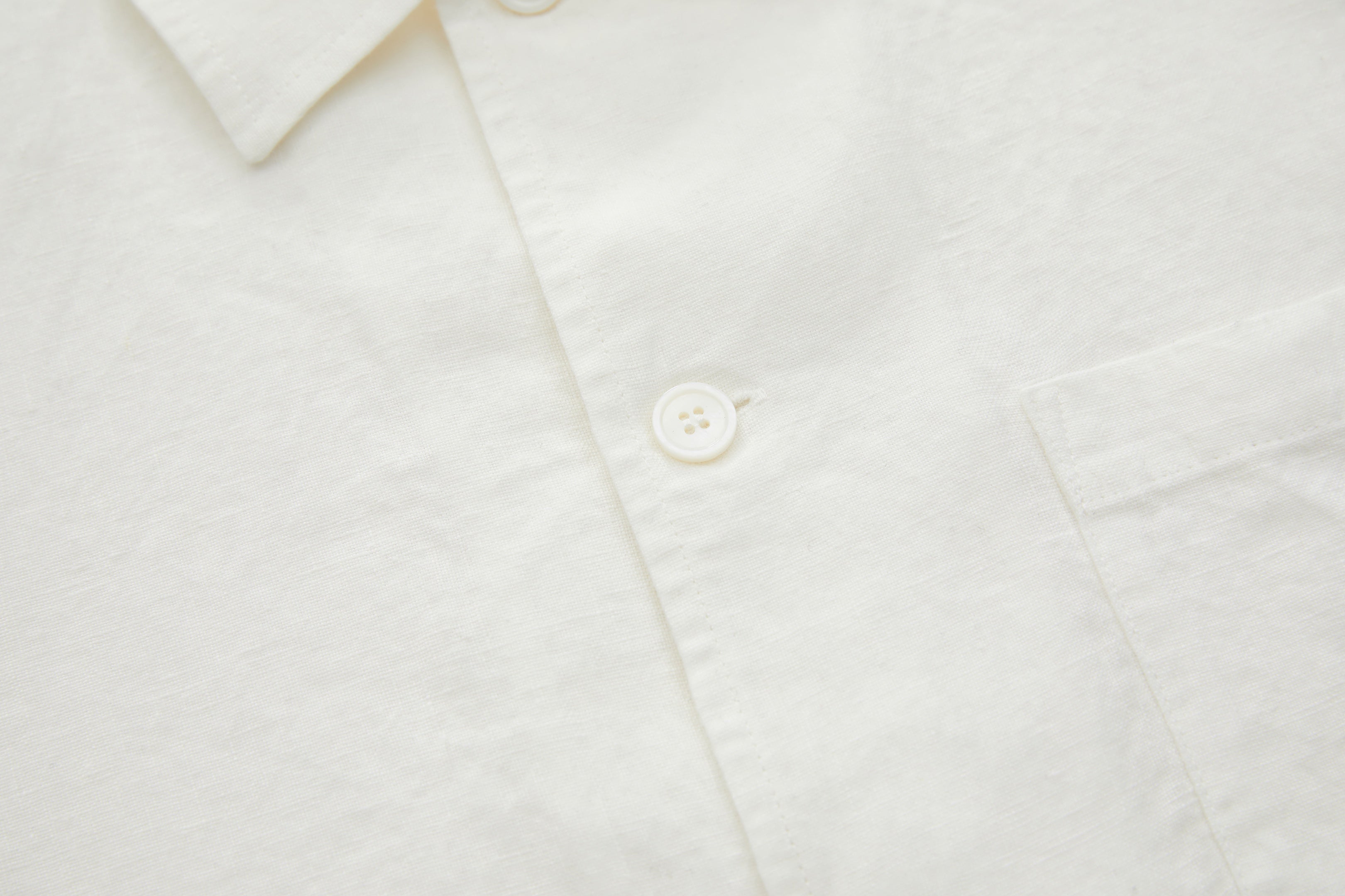 Boxy Short-Sleeve Shirt White