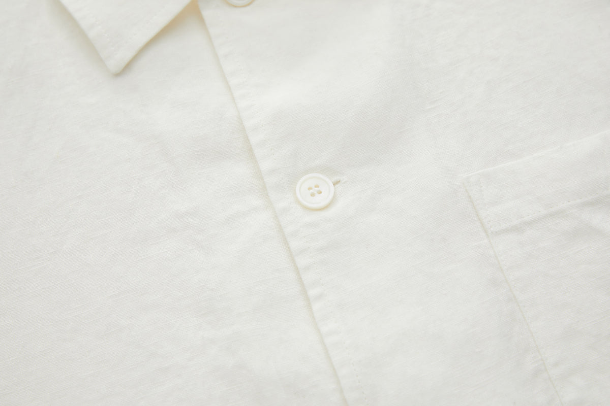 Boxy Short-Sleeve Shirt White – product image 5