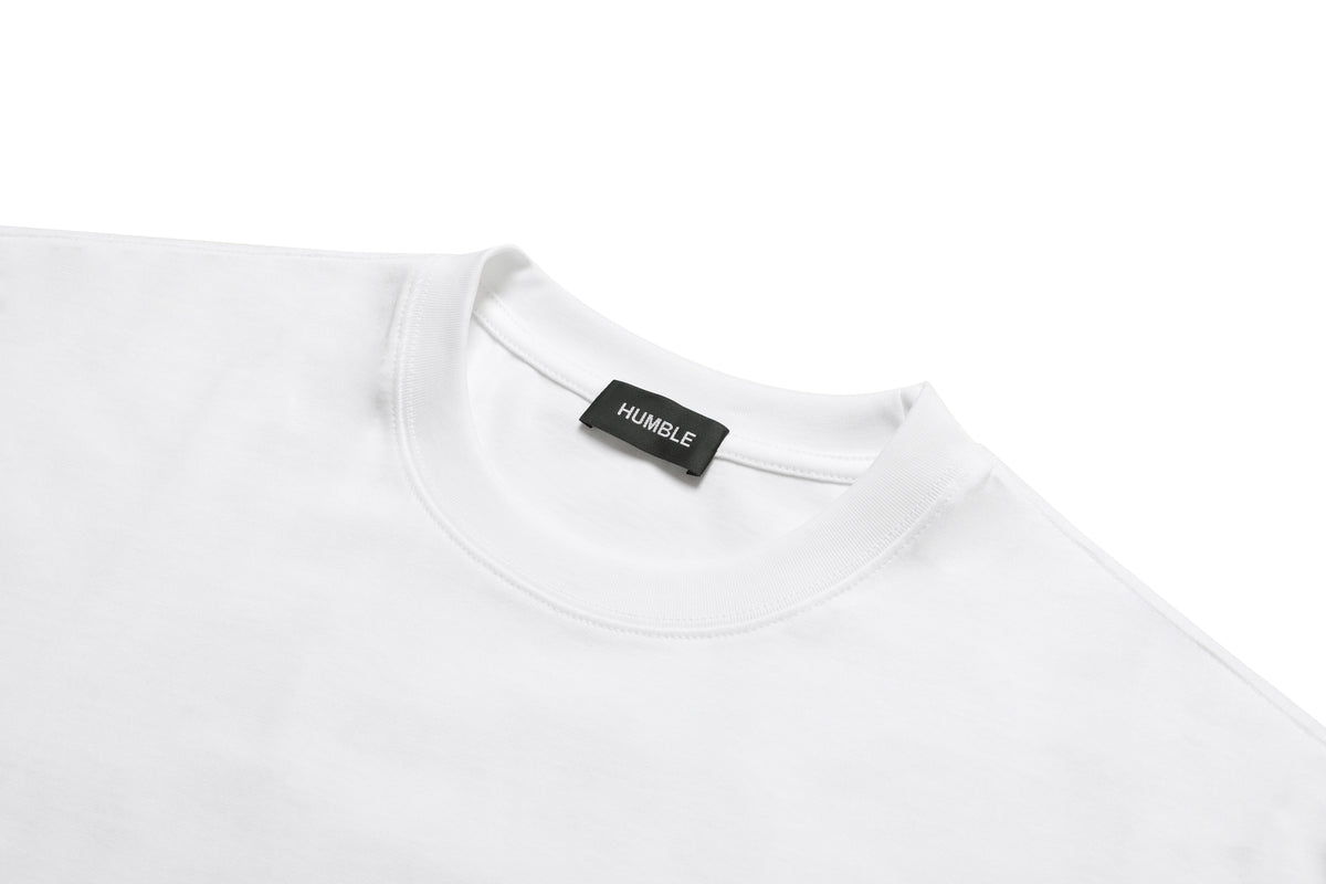 Work Hard Stay Humble Tee White/Red – product image 5