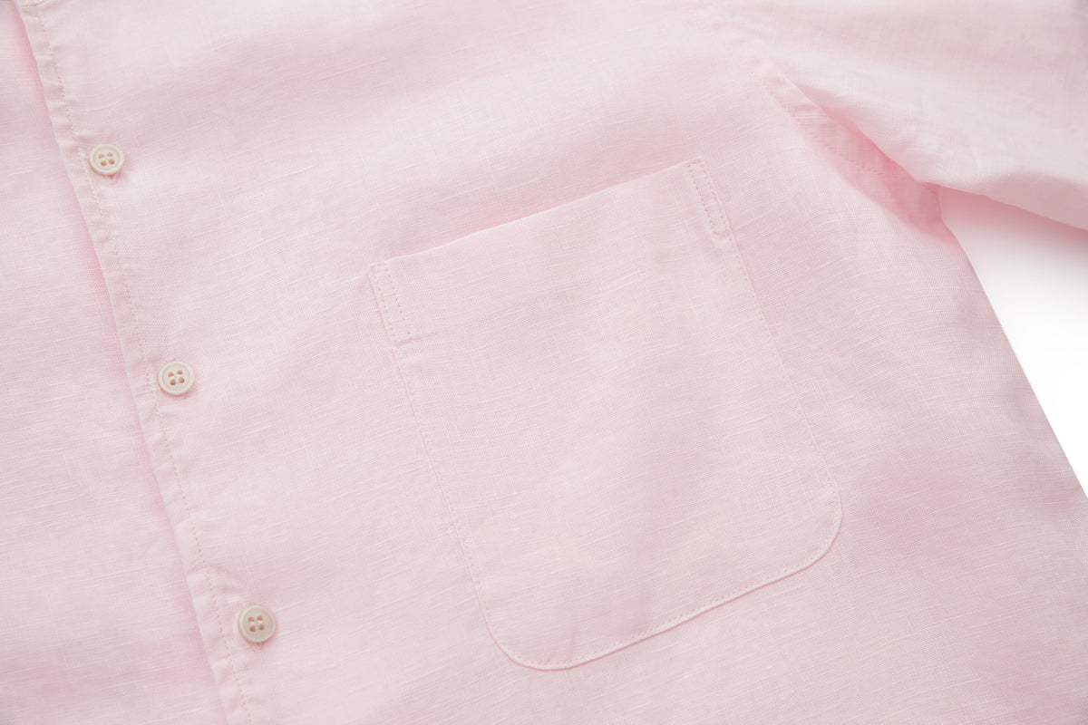 Linen Shirt Pink – product image 5