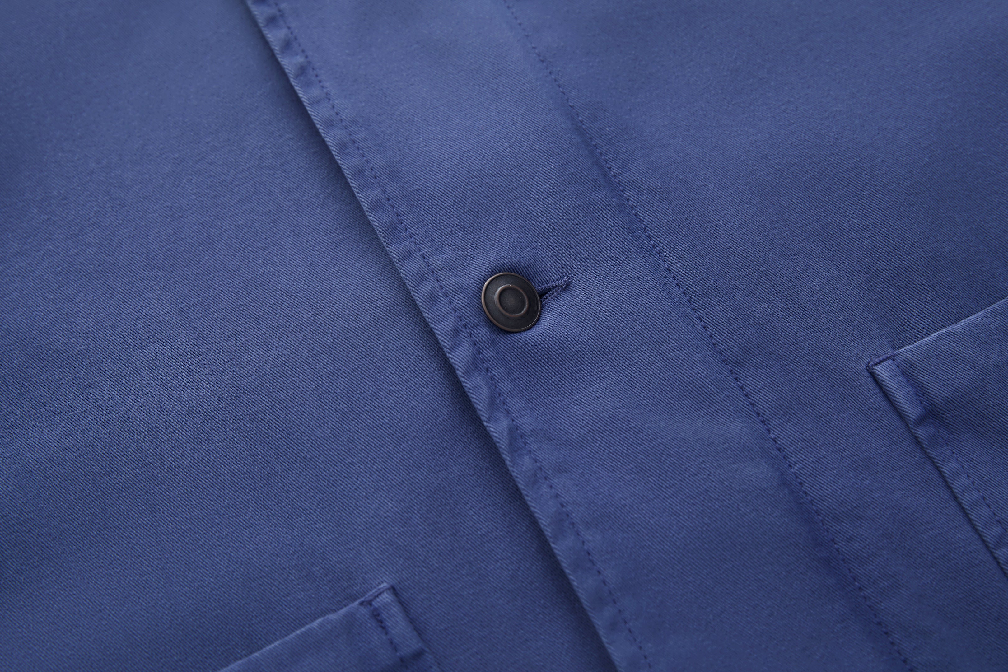 French Workwear Jacket Celtic Blue