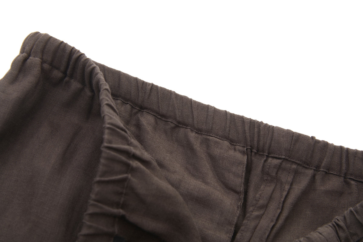 Linen Pants Brown – product image 5