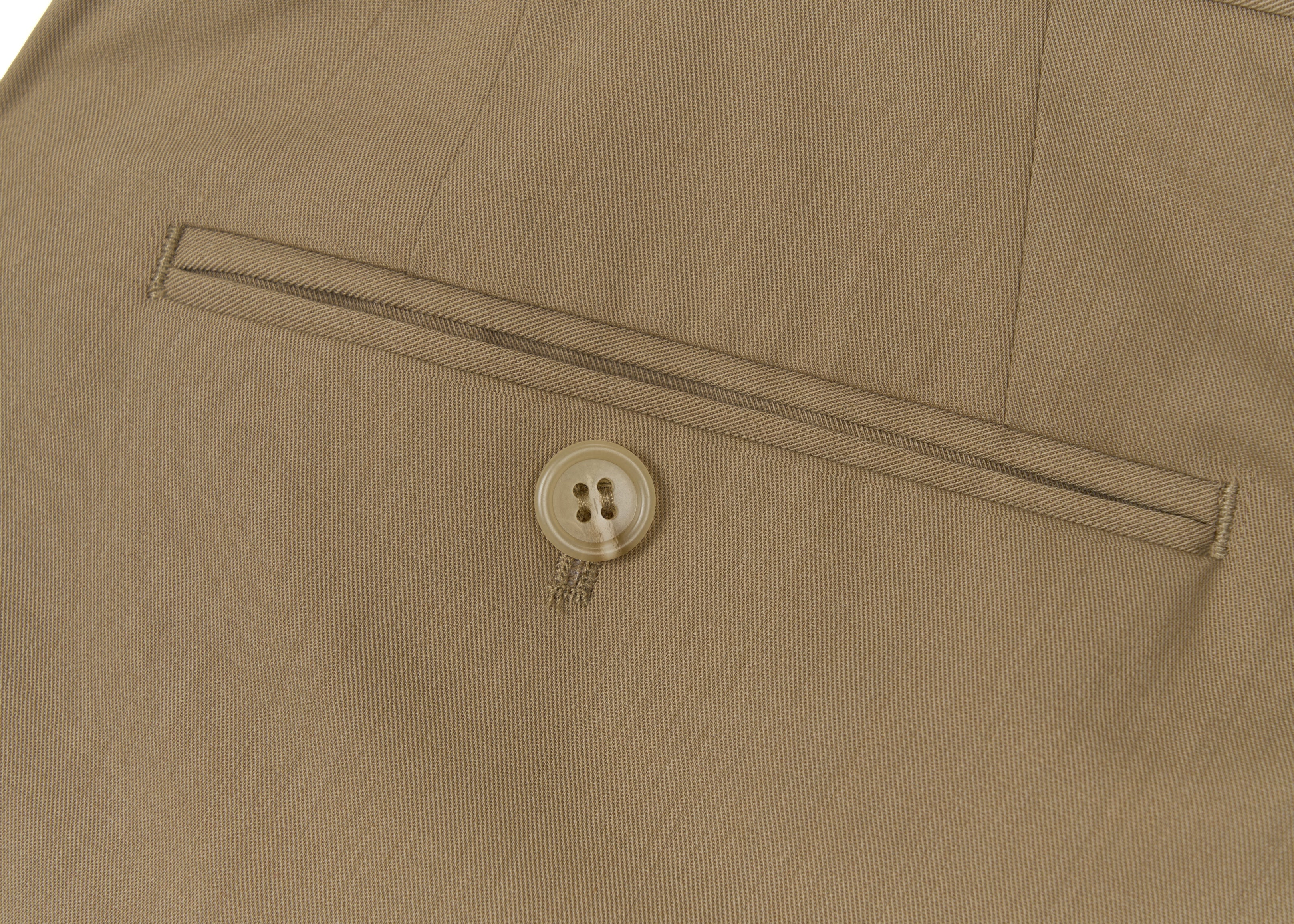 Two-Tuck Trousers Khaki