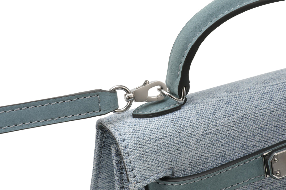 Shoulder Bag Mini Denim Blue – product image 7