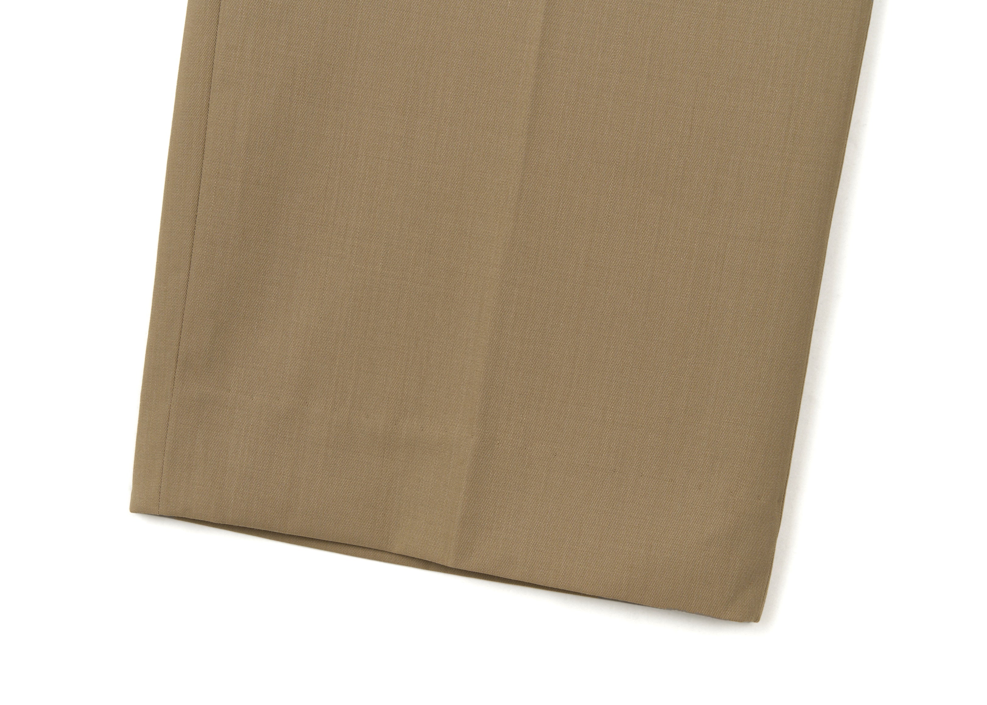 Two-Tuck Trousers Khaki